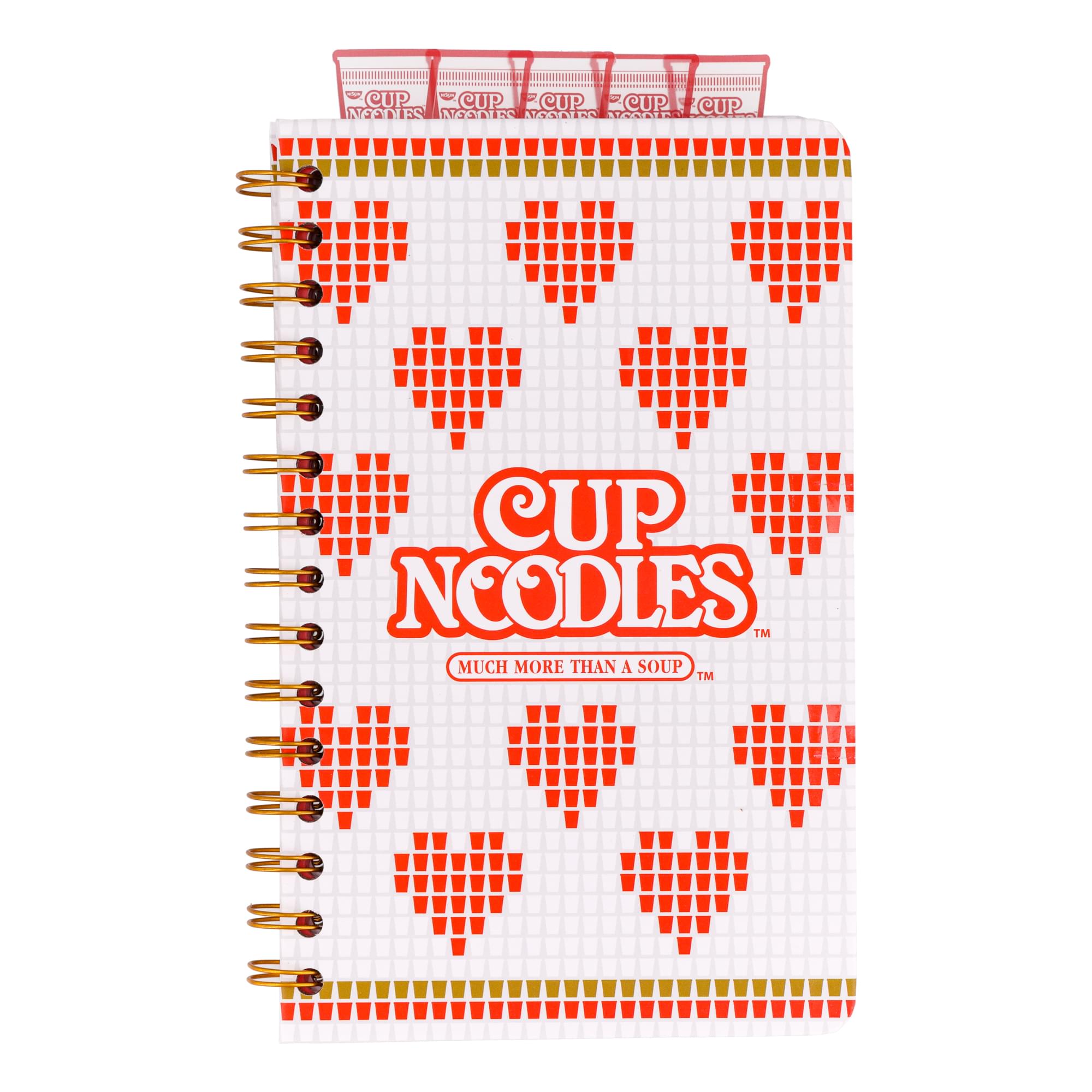 Nissin Cup Noodles 5-Tab Spiral Notebook | 5 x 8 Inches