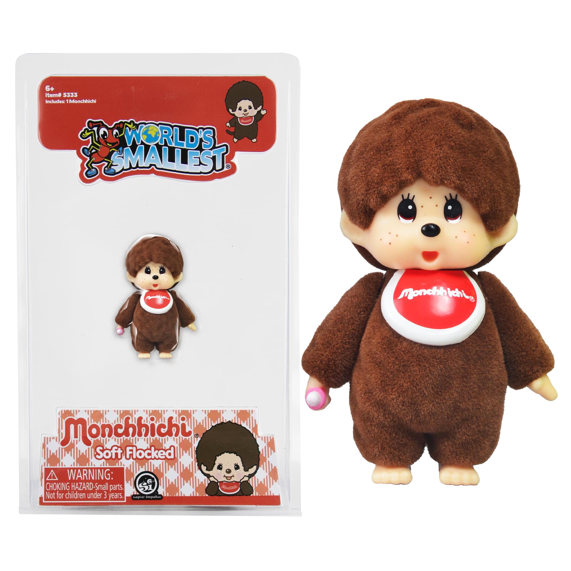 World's Smallest Monchhichi Plush | Brown | eBay