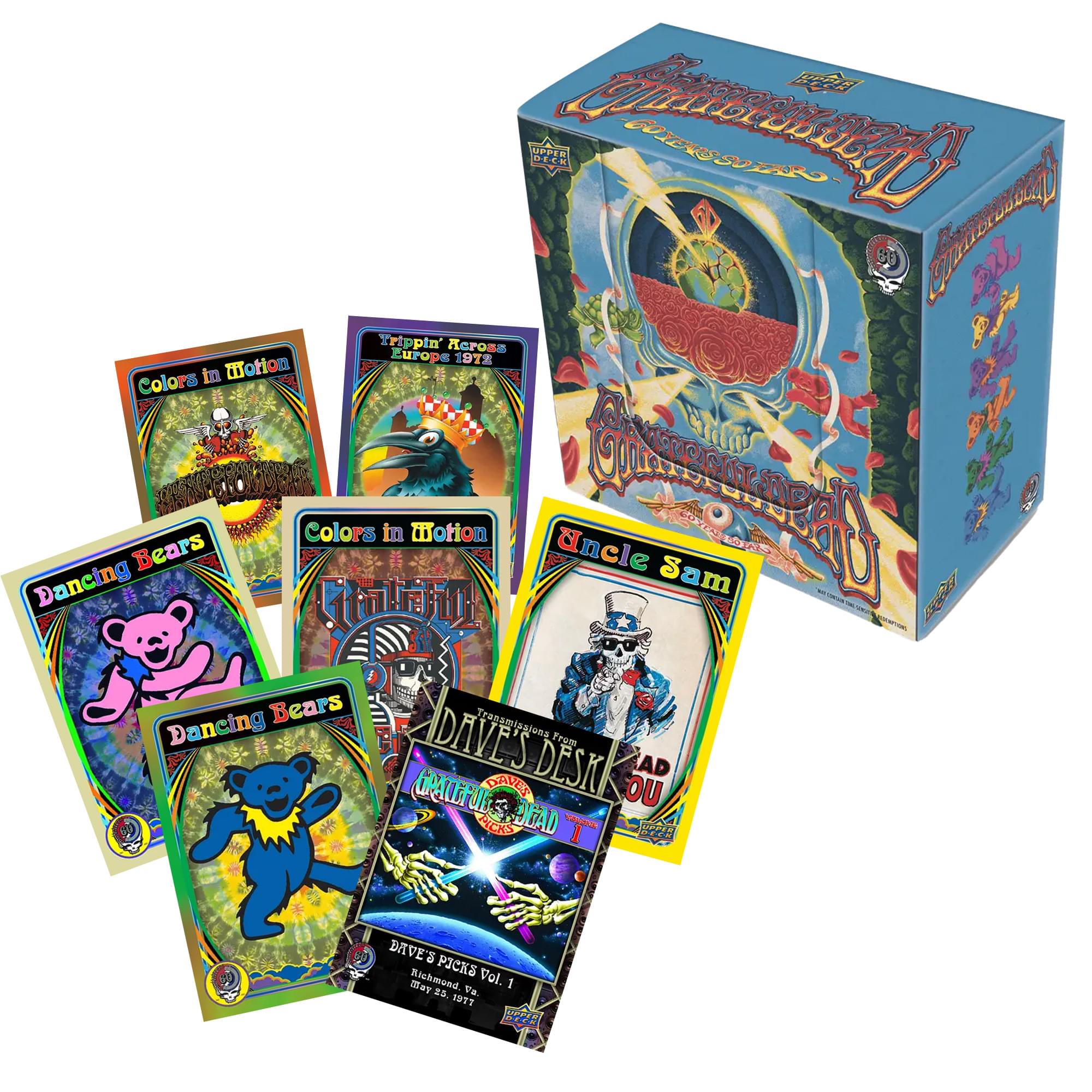 GREATEFUL DEAD 25周年記念　18CD BOX Grateful Dead 2025 Upper Deck Collectors Set | 55 Cards | eBay