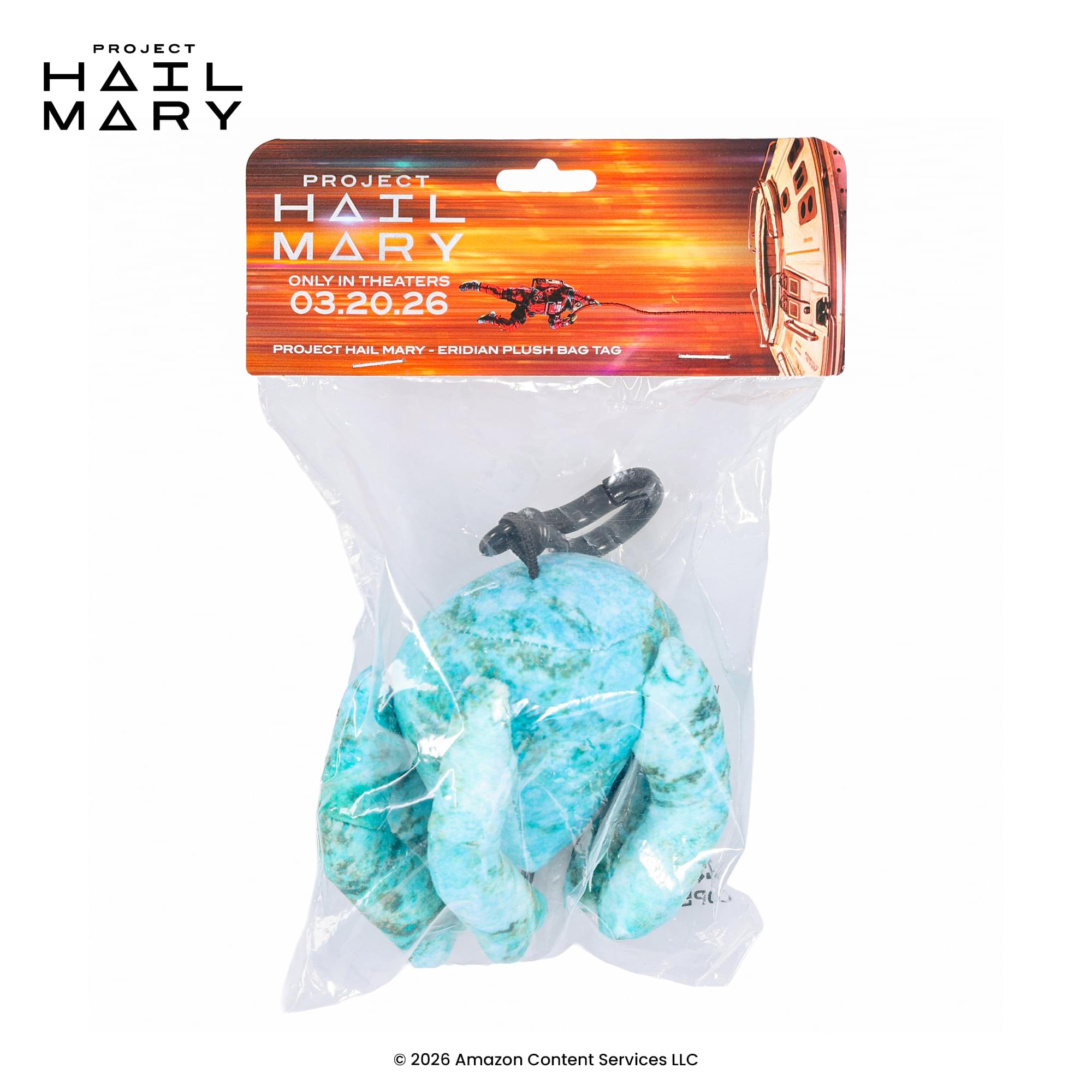 Project Hail Mary Blue Eridian Plush Backpack Clip | eBay