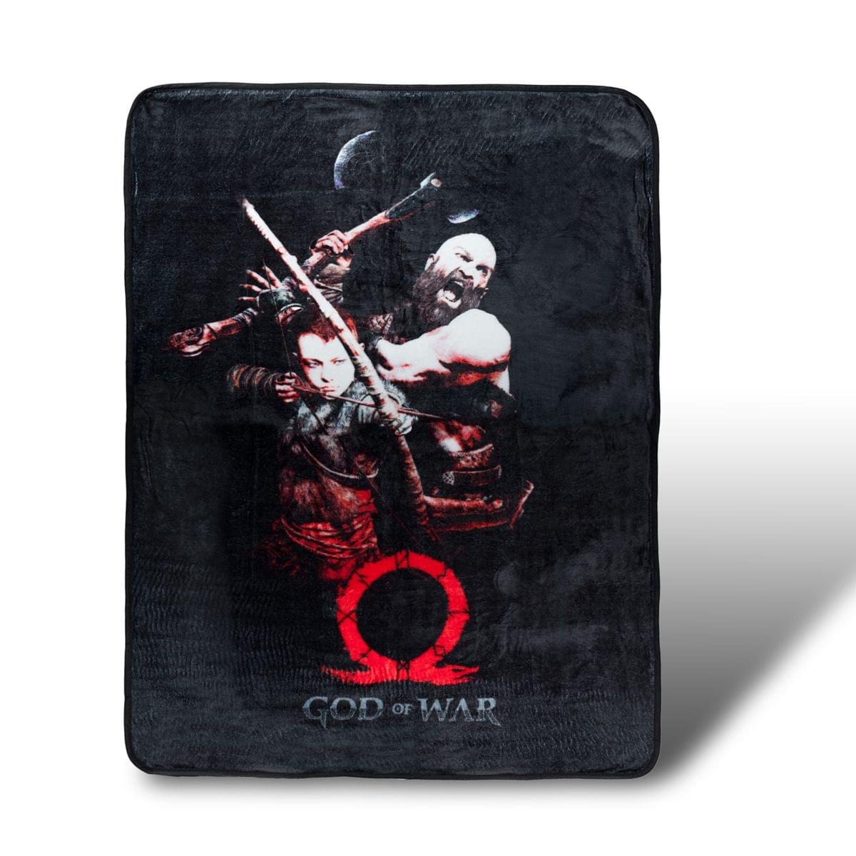Kratos and Son God of War Lightweight Fleece Throw Blanket 45 x 60