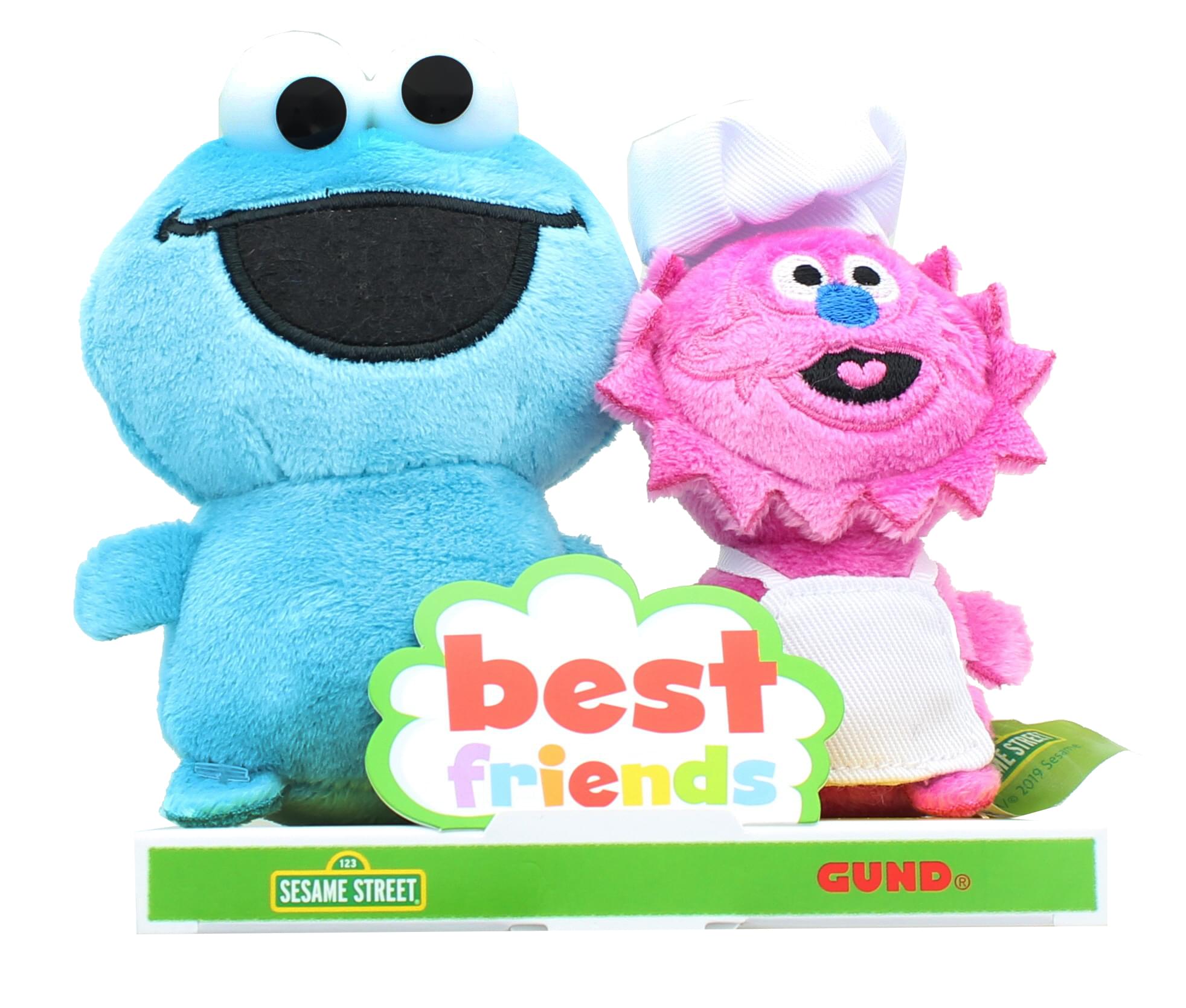 cookie monster and gonger toys
