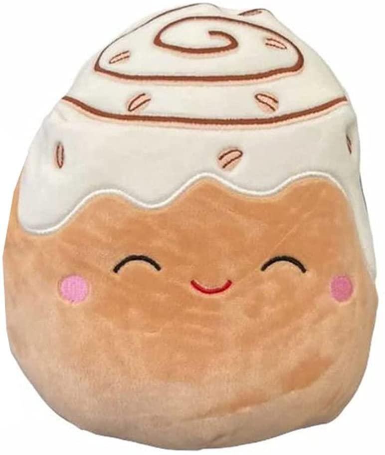 KellyToy Squishmallow 5 Inch Mini Food Plush Chanel the Cinnamon Bun