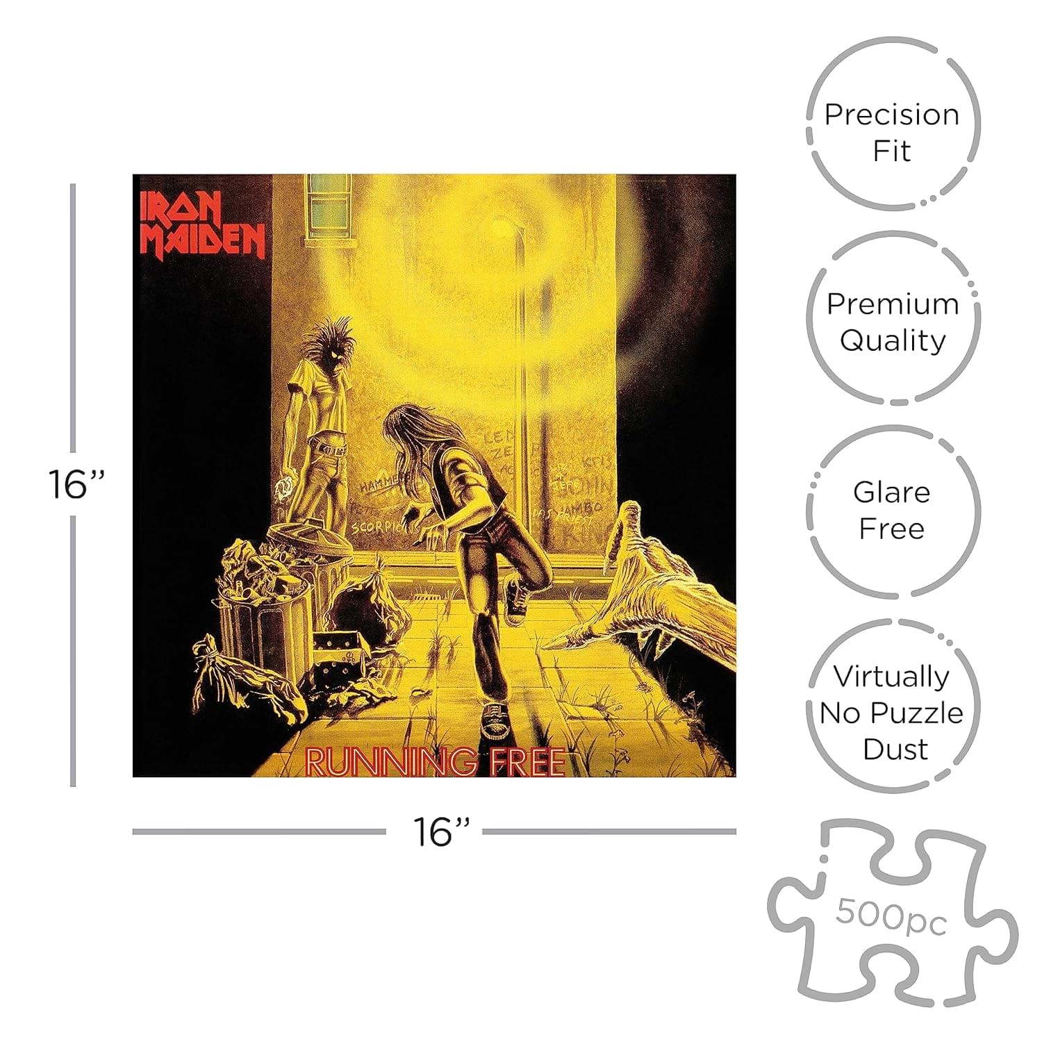 Puzzle Iron Maiden - Stranger In A Strange Land - 500 Pièces - RockSaws