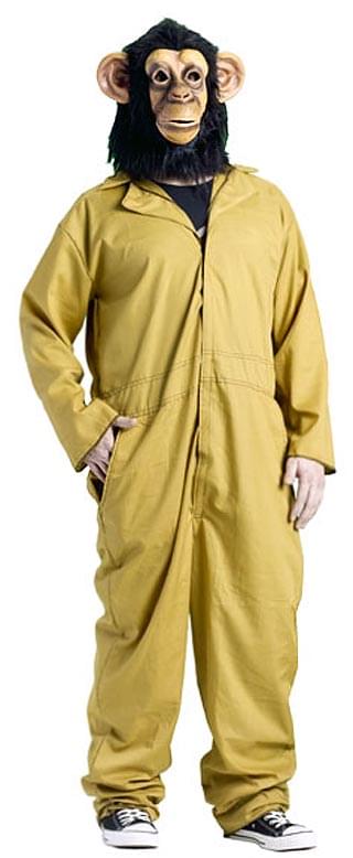 30 Minutes Or Less Working Chimp Costume Adult One Size Fits Most 30 Minutes Or Less Working Chimp Costume Adult One Size Fits Most