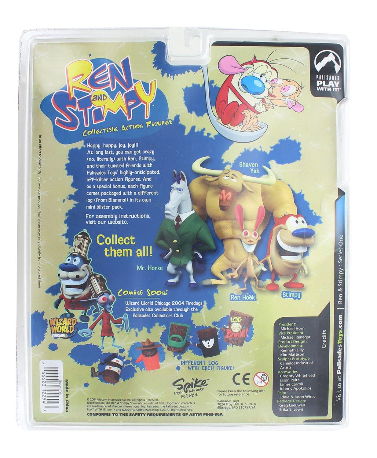 Nickelodeon Ren & Stimpy Series 1 Action Figure Shaven Yak