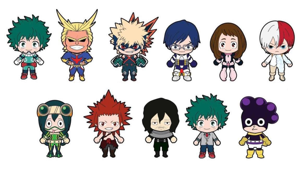 My Hero Academia Blind Bag Foam Figure Keyring, One Random 77764700552