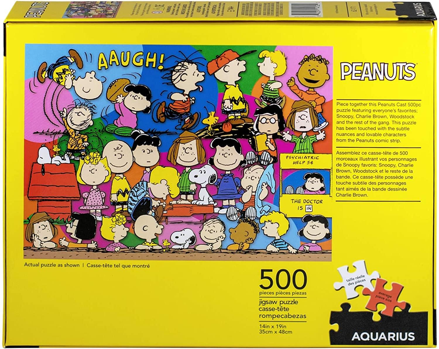 Peanuts Cast 500 Piece Jigsaw Puzzle 840391141322 eBay