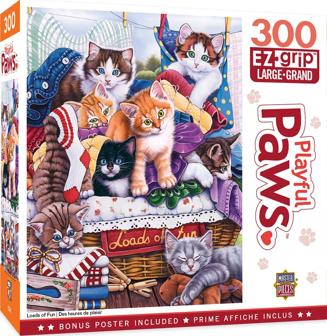 Loads of Fun 300 Piece Large EZ Grip Jigsaw Puzzle 705988318184 eBay
