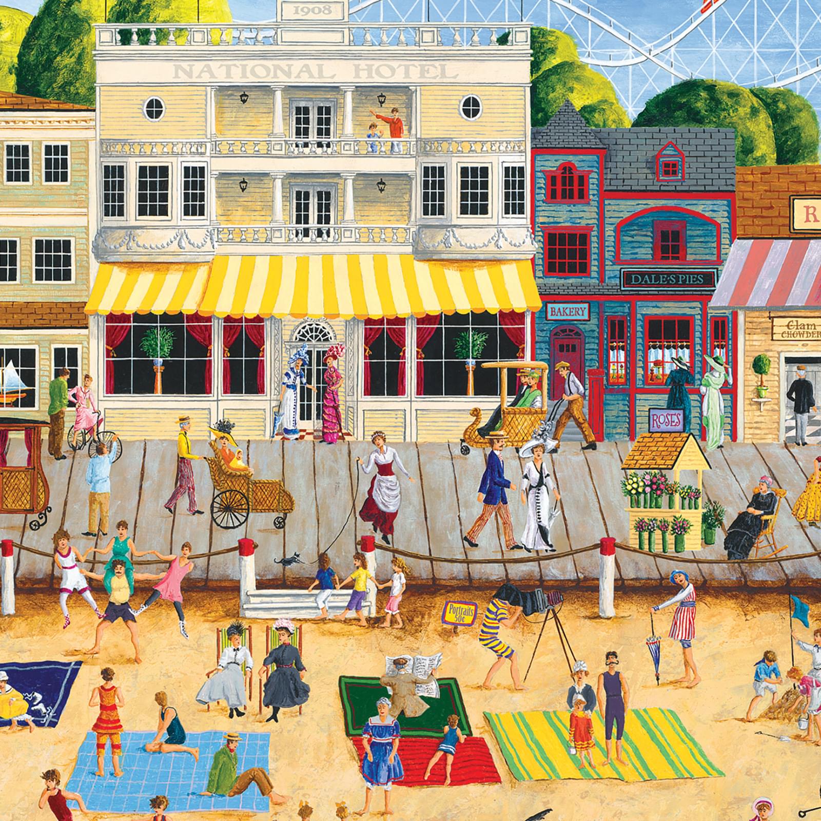 Hometown Gallery On the Boardwalk 1000 Piece Jigsaw Puzzle 705988716270
