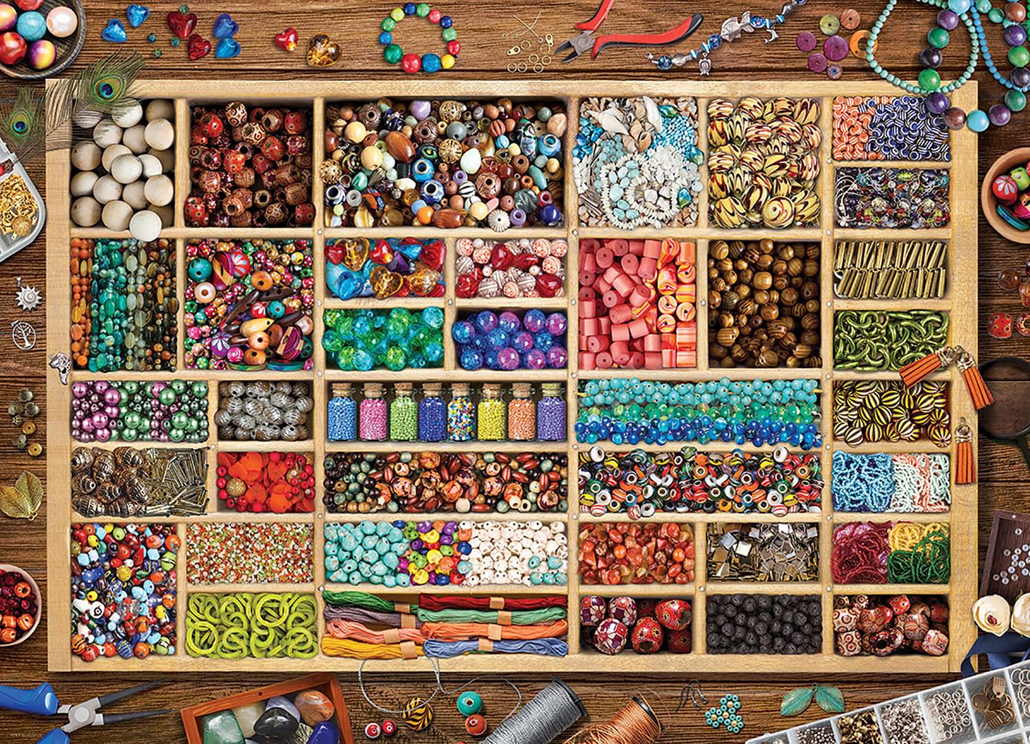 Bead Collection 1000 Piece Jigsaw Puzzle eBay