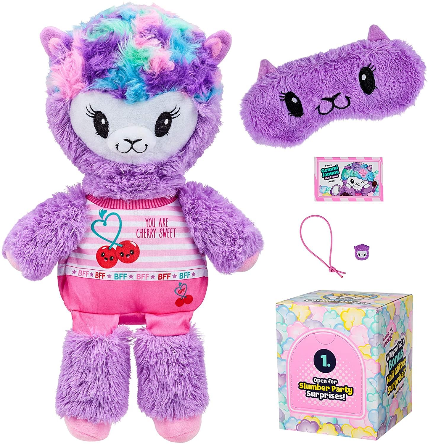 Pikmi Pops Pajama Llama 16 Inch Plush  Gemmi Jamma