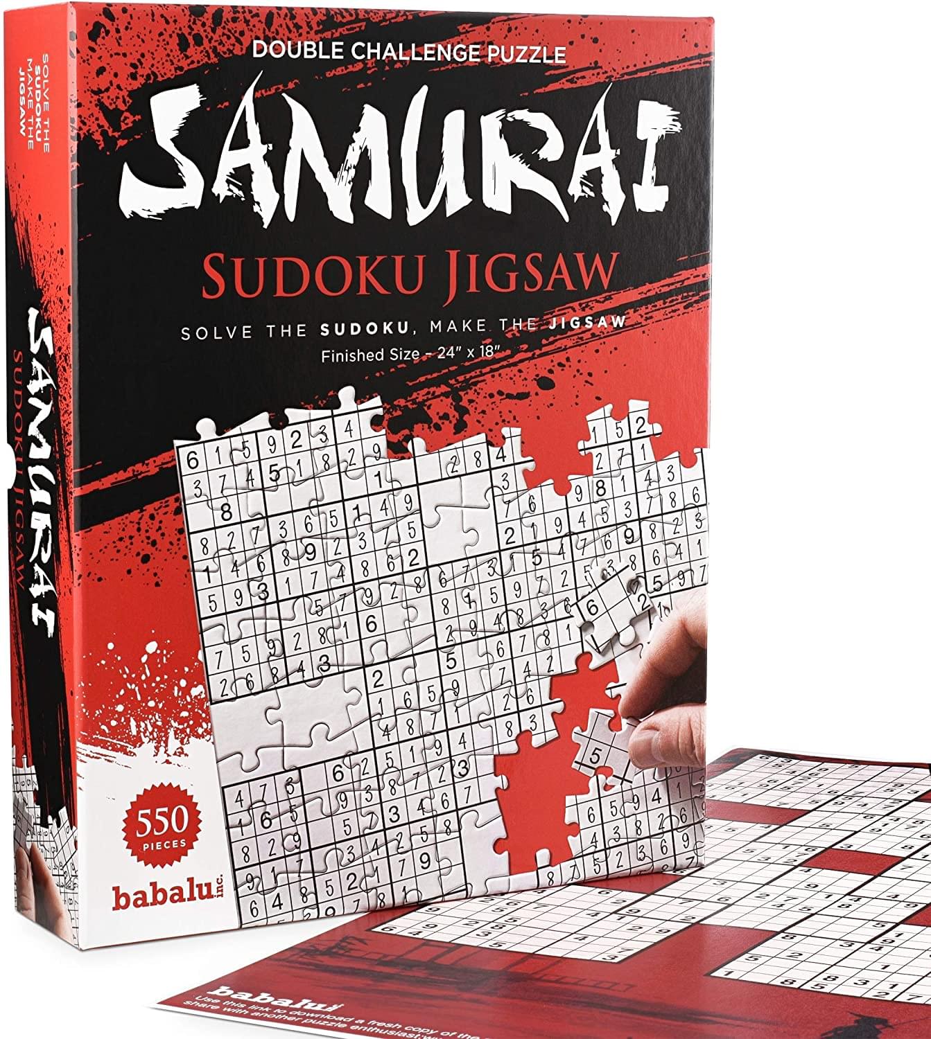 Samurai Sudoku 550 Piece Jigsaw Puzzle eBay