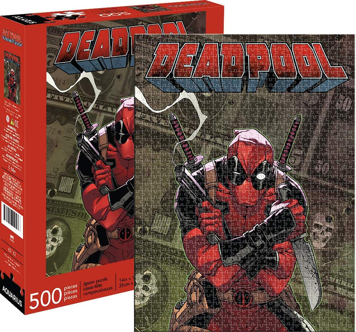 Marvel Deadpool 500 Piece Jigsaw Puzzle 840391134027 eBay