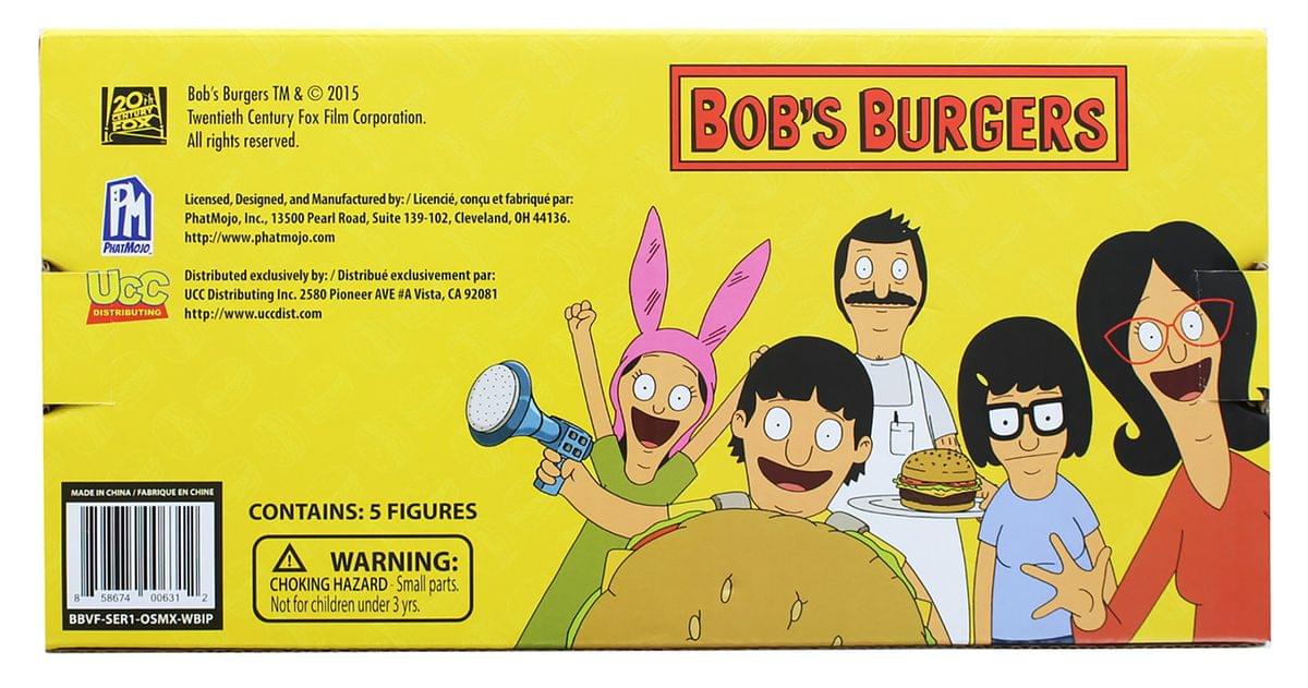 Bob's Burgers Collectible 5Piece Mini Figure Set 858674006312 eBay