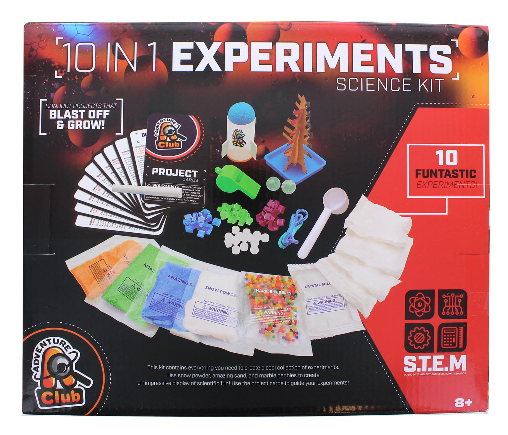 10 in 1 Experiments Science Kit eBay