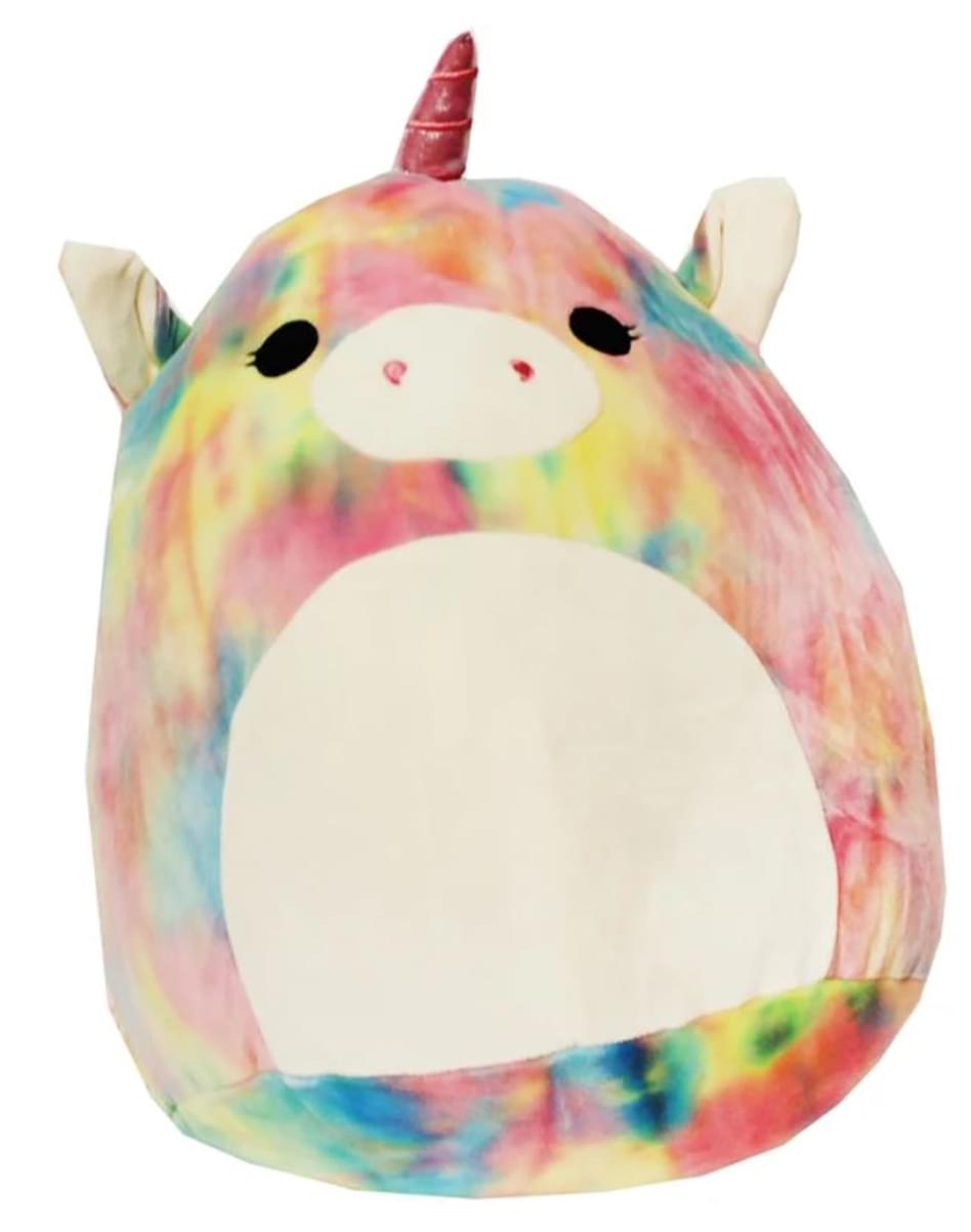 Squishmallow 12 Inch Pillow Plush Pink TieDie Unicorn eBay