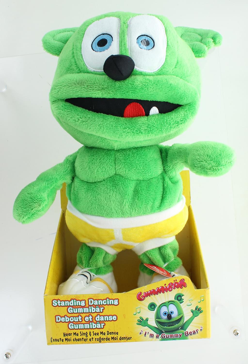 Singing I AM A GUMMY BEAR Musical Gummibar Soft Plush Doll Toy Teddy