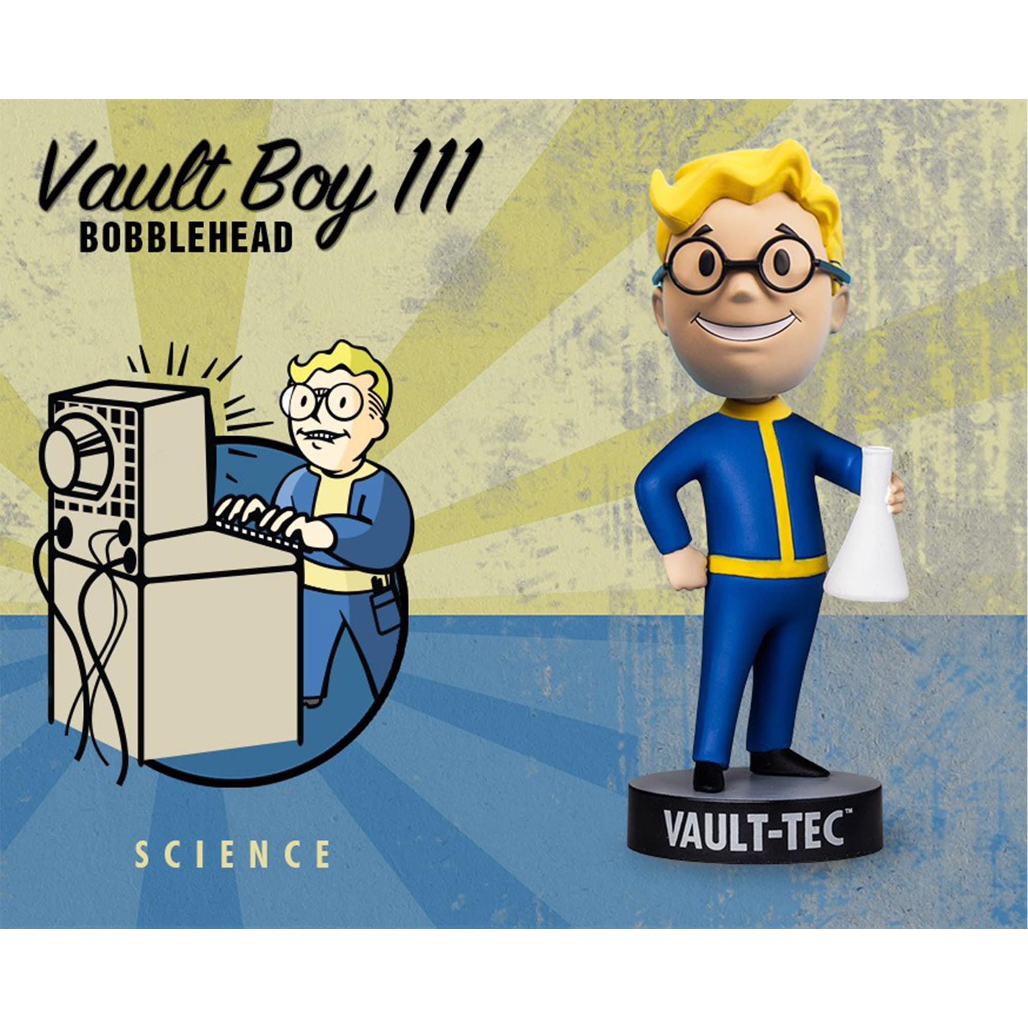 Fallout 4 Vault Boy 111 Science 5 Inch PVC Bobblehead | eBay