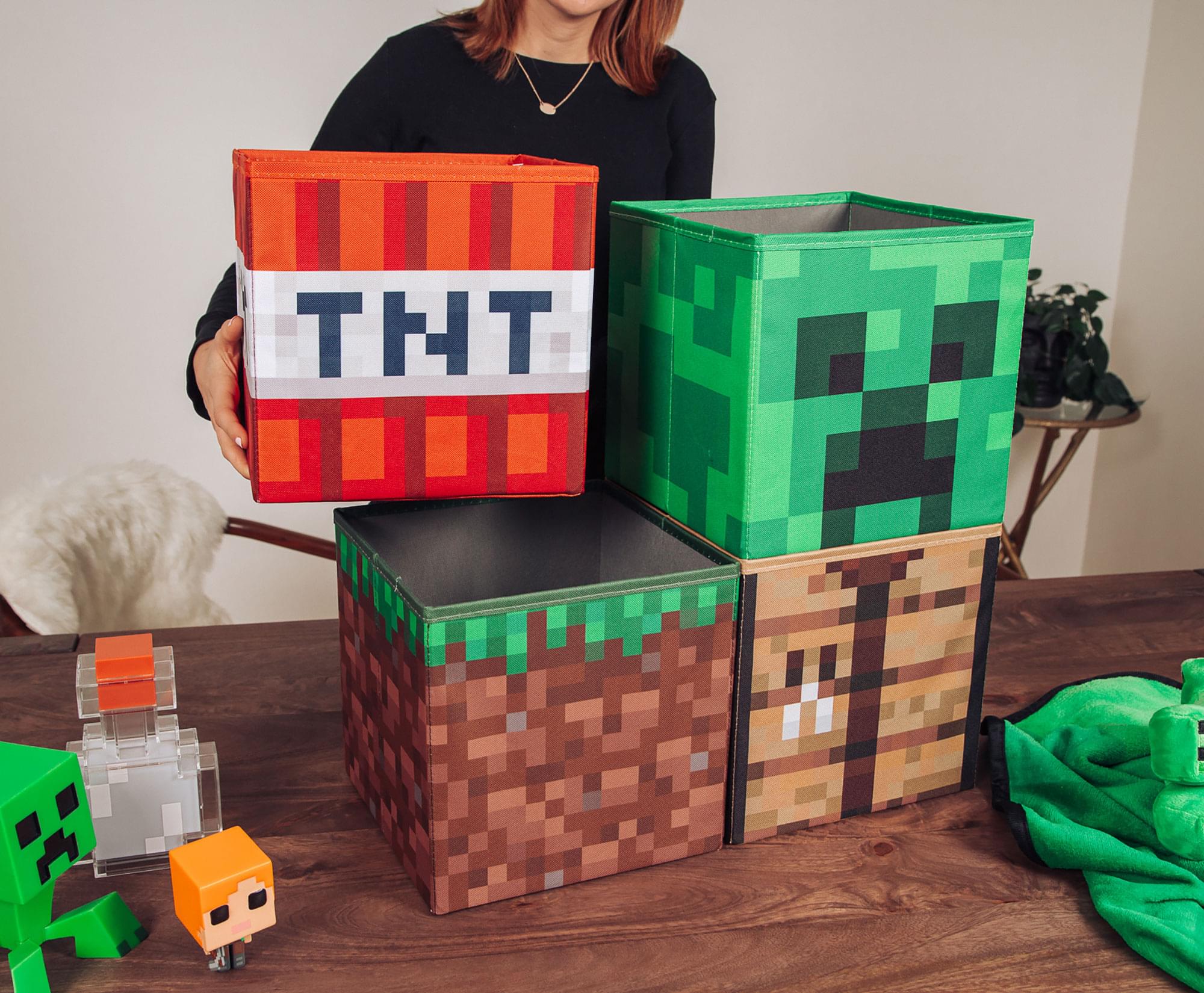 Feldherr Organizer Per Minecraft: Builders & Biomes + Mercato Contadino | Vassoi In Plastica E Miniature Per Gioco Da Tavolo