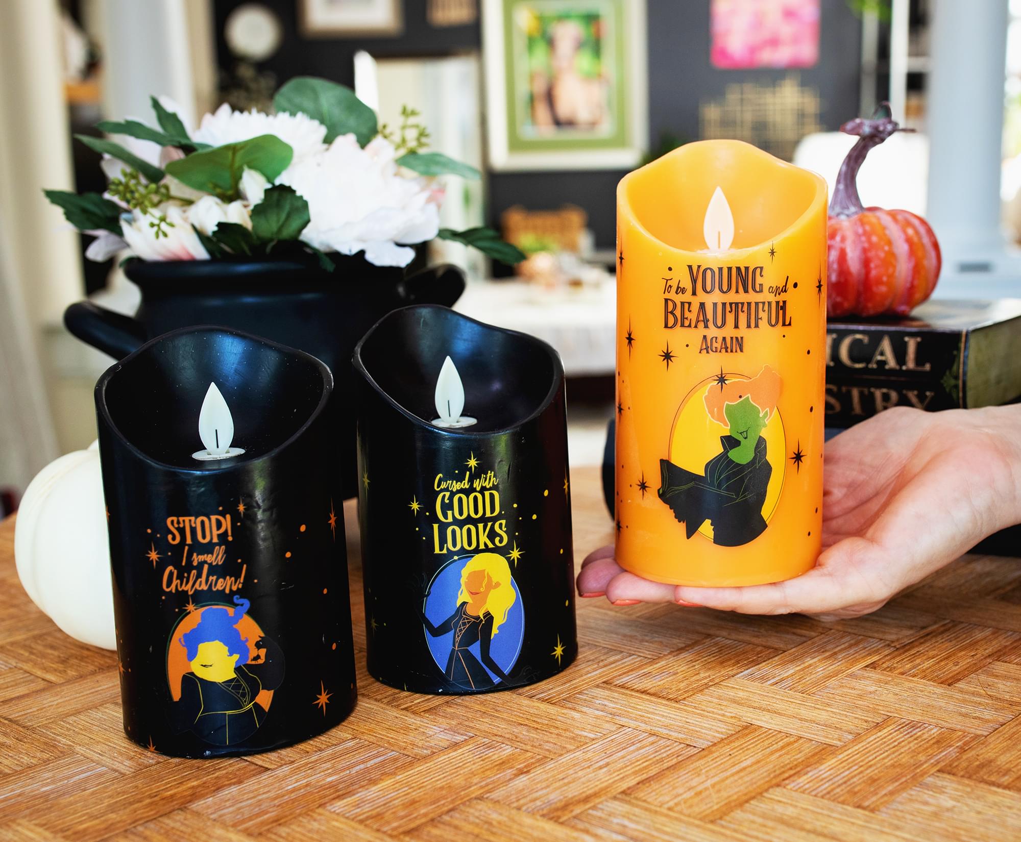 Disney Hocus Pocus LED Flickering Flameless Candles - Thumbnail 3