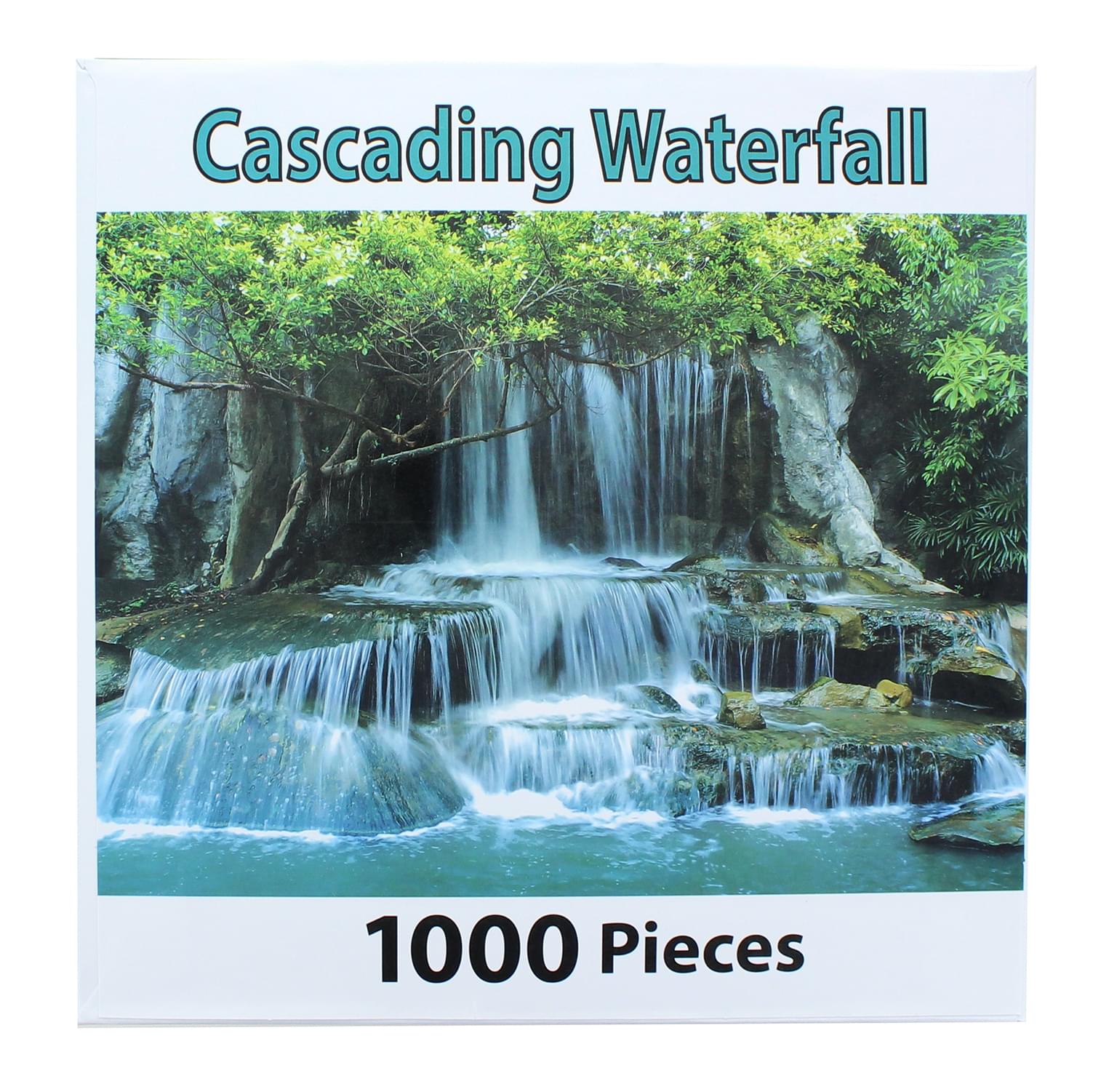 PuzzleWorks 1000 Piece Jigsaw Puzzle | Cascading Waterfall 645336200931 ...