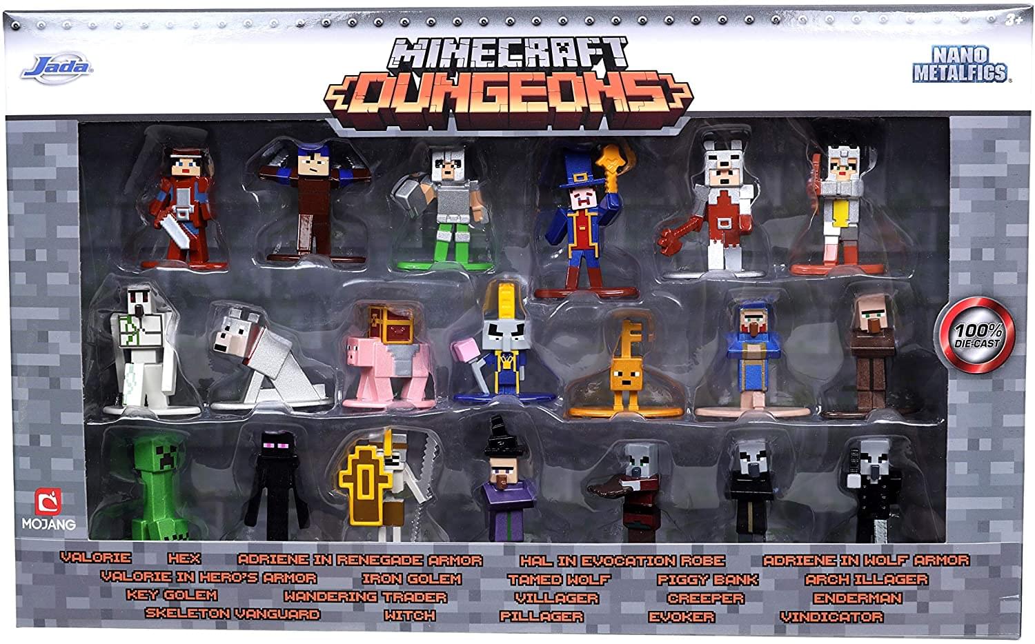 Minecraft Nano Metalfigs 20 Pack Wave 4 1.65 Inch DieCast Metal