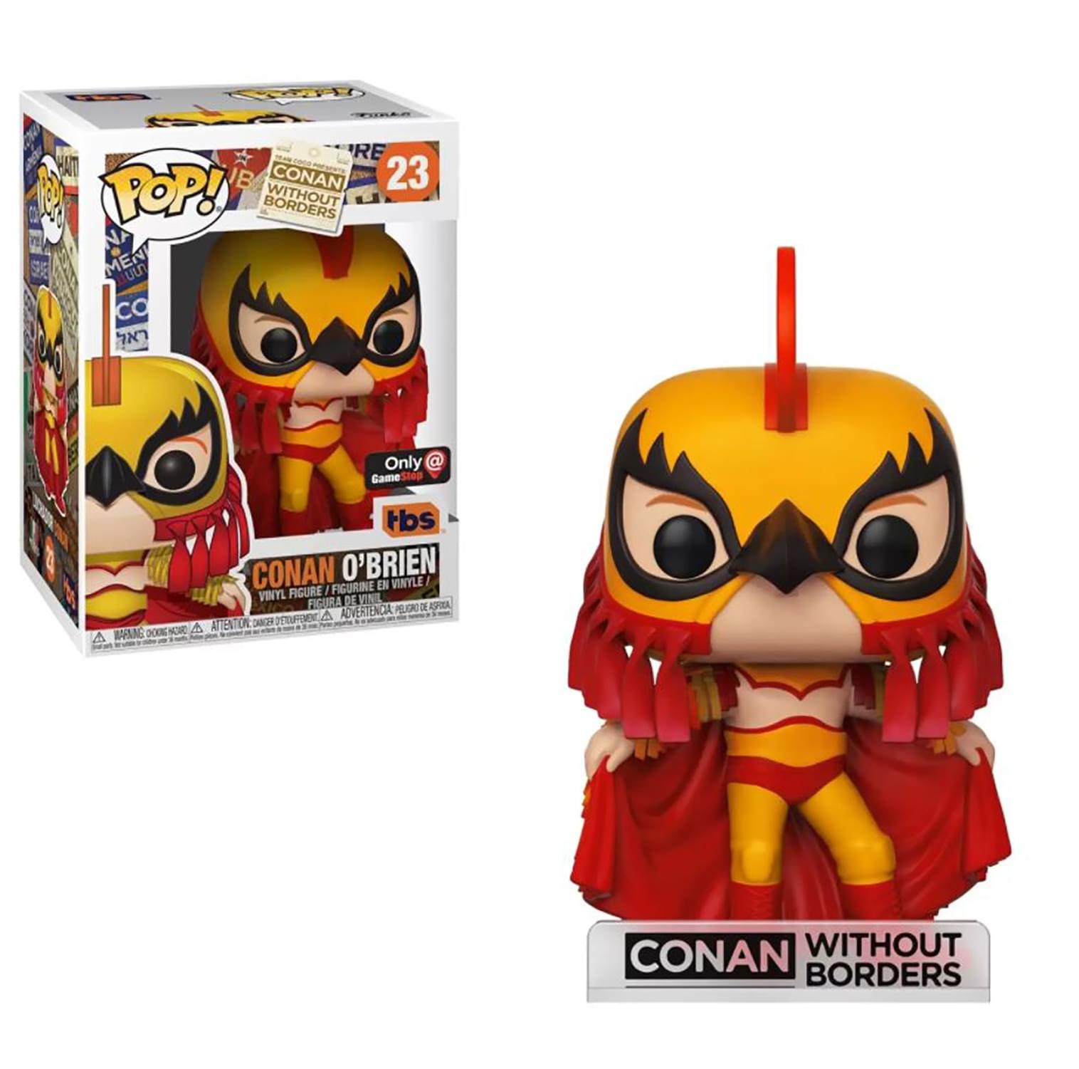 Conan OBrien Funko POP Vinyl Figure  Conan as Luchador