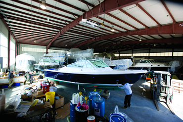 Construction and Maintenance at Hunt Yachts Construction and Maintenance at Hunt Yachts
