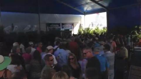 TRADE ONLY: Fort Lauderdale International Boat Show -- Long Lines and Big Crowds..