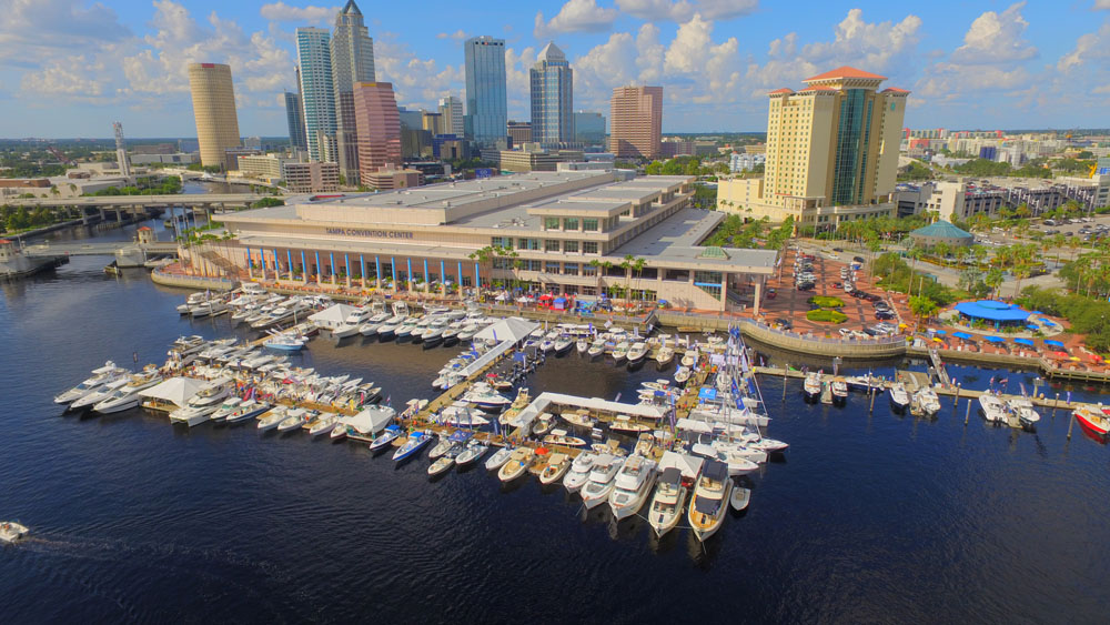 The Progressive Insurance Tampa Boat Show had 136 boats in the water and 261 more in the Tampa Convention Center this year.
