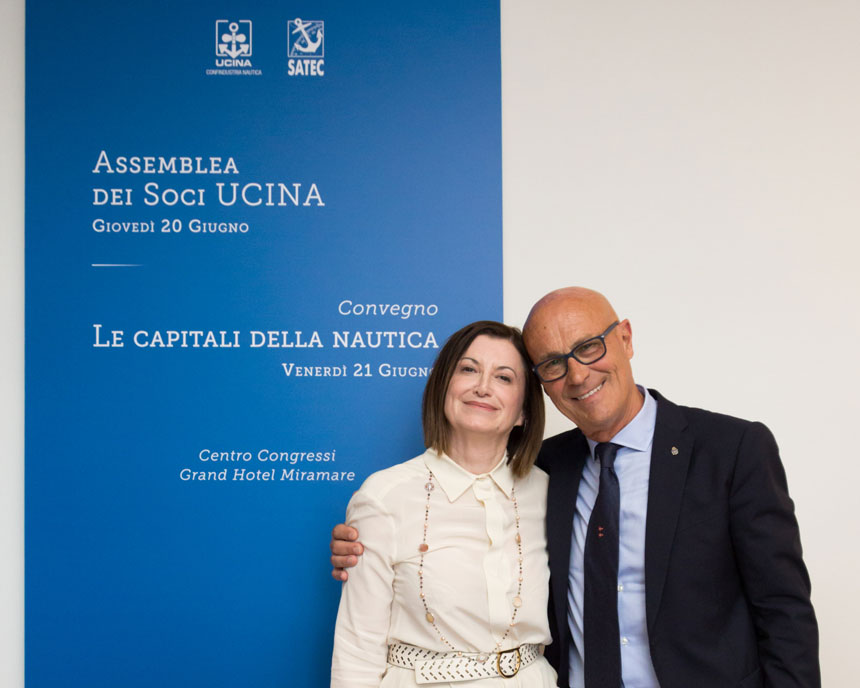 UCINA-SATEC2019_Presidente-Saverio-Cecchi-e-Presidente-emerito-Carla-Demaria_2x860 UCINA-SATEC2019_Presidente-Saverio-Cecchi-e-Presidente-emerito-Carla-Demaria_2x860