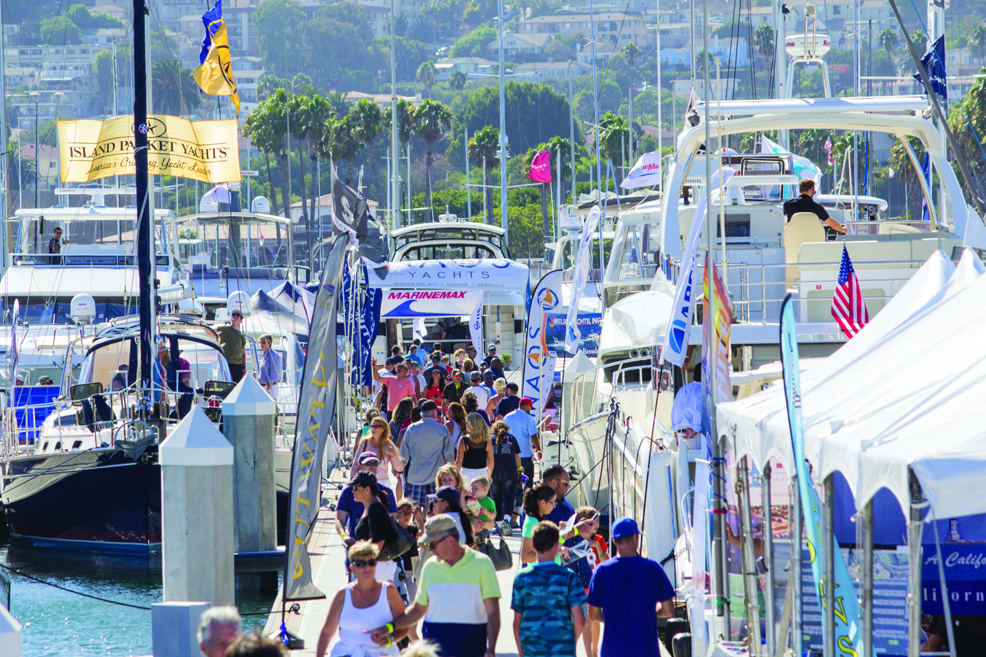 LA Boat Show docksA
