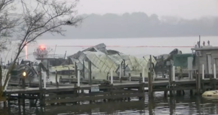 At least eight die in marina fire