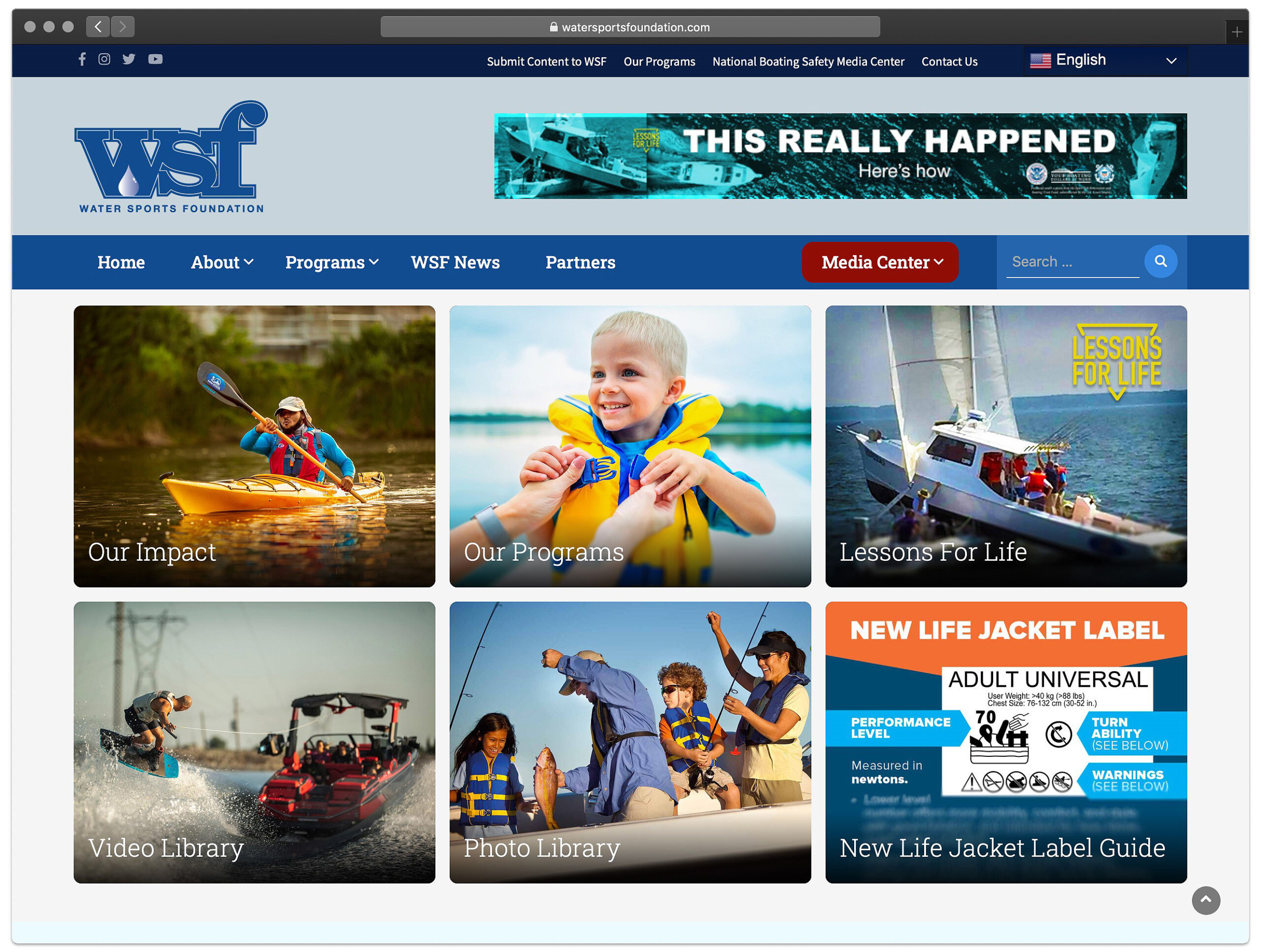 WSF National Boating Safety Media Center Home Page WSF National Boating Safety Media Center Home Page