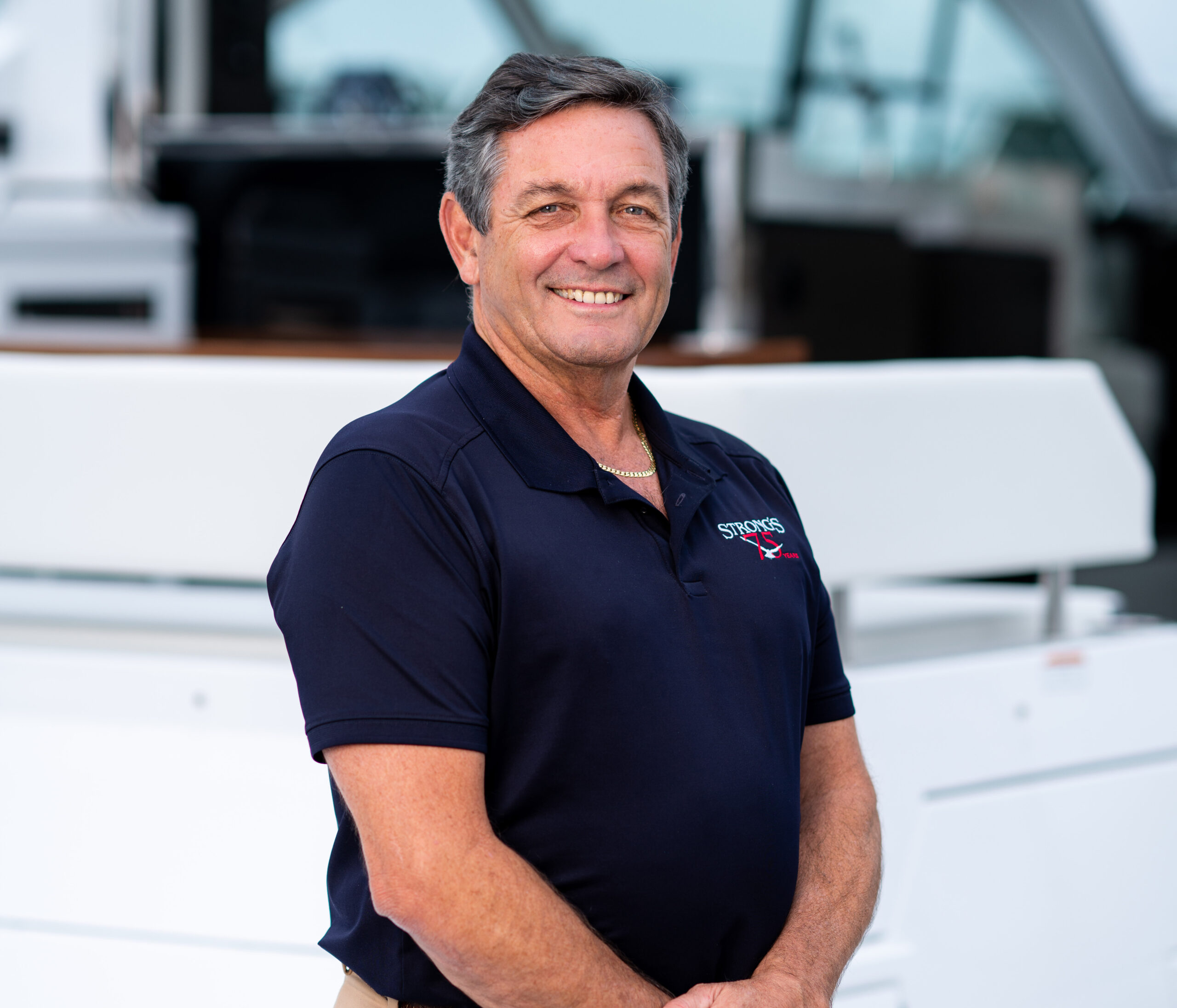 Jeff Strong of Strong’s Marine on Long Island, New York. PHOTO COURTESY STRONG’S