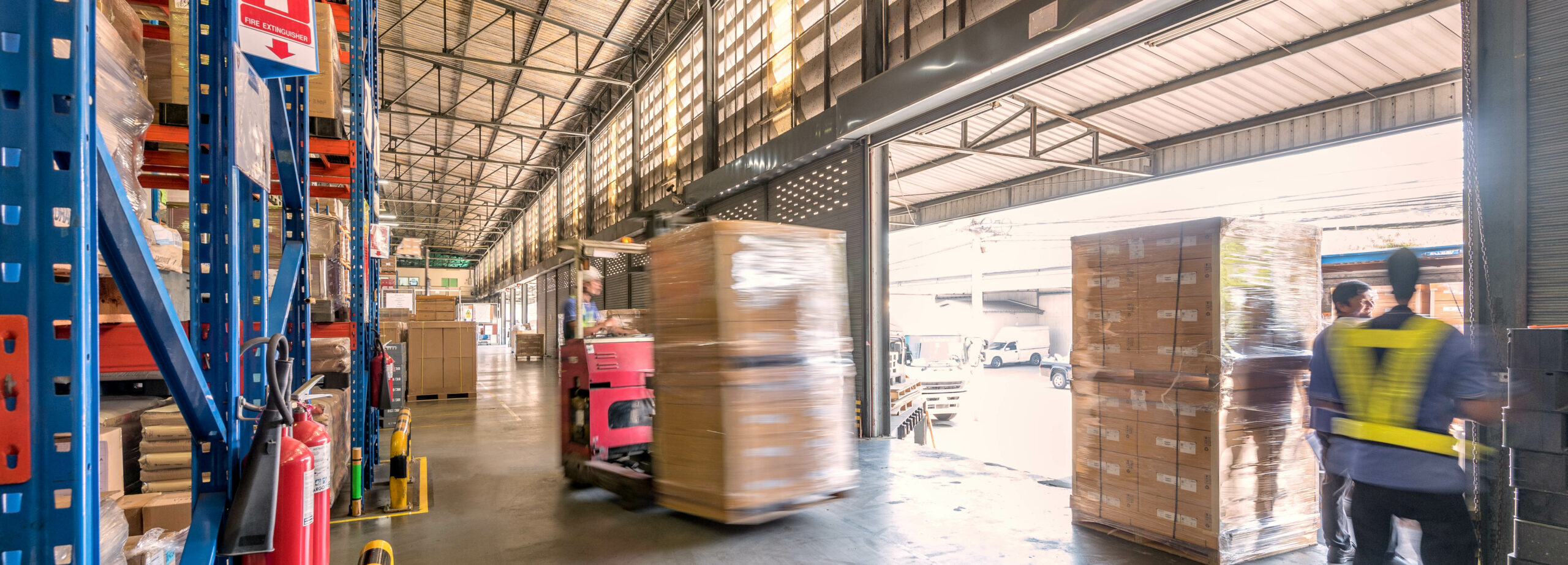 Warehouses supply aftermarket products to the marine industry.
