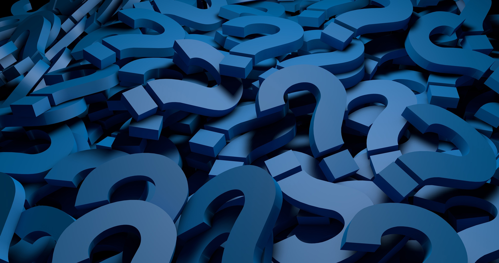 Blue Question Marks