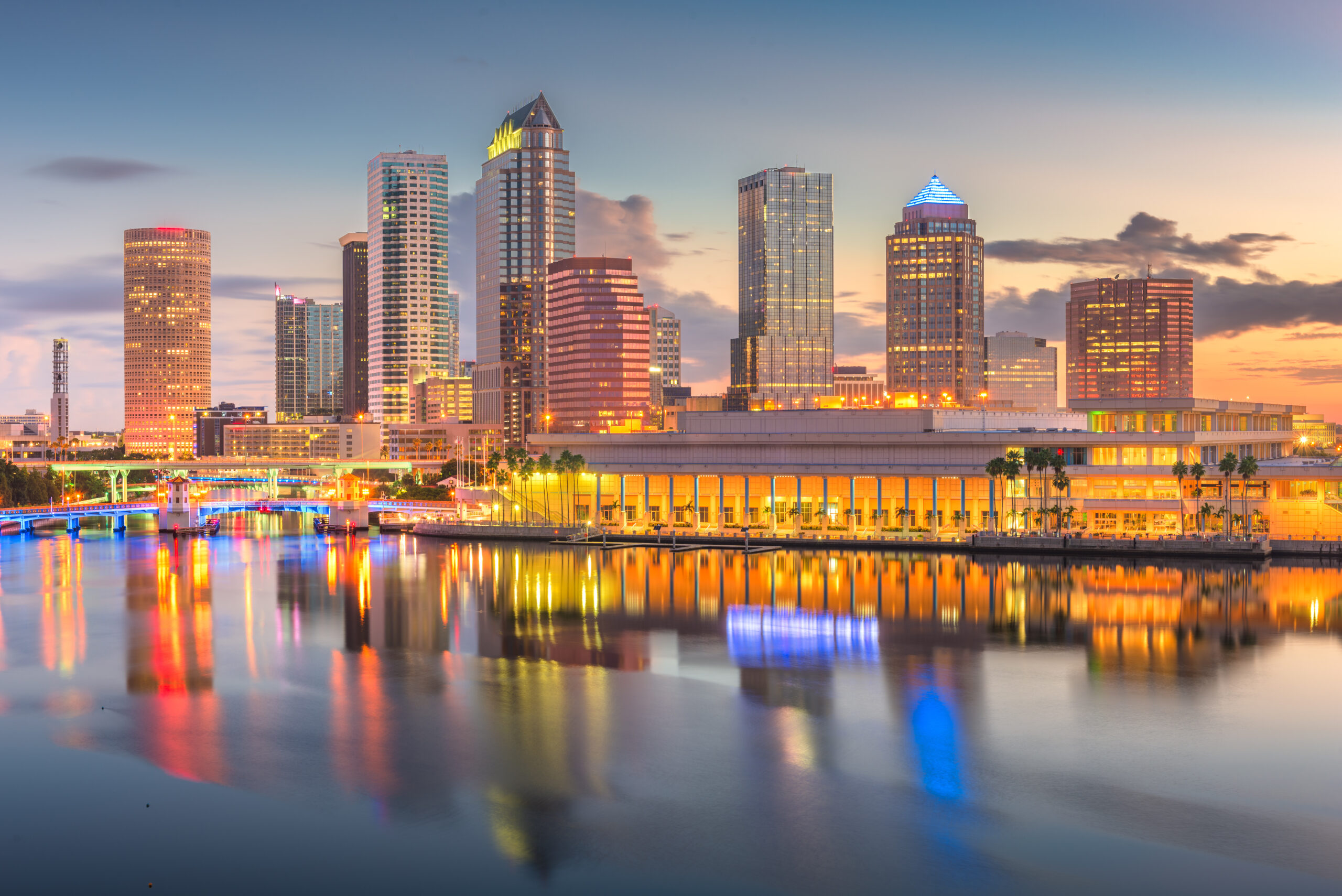 Tampa, Florida, USA downtown skyline on the bay SEANPAVONEPHOTO - STOCK.ADOBE.COM PHOTO