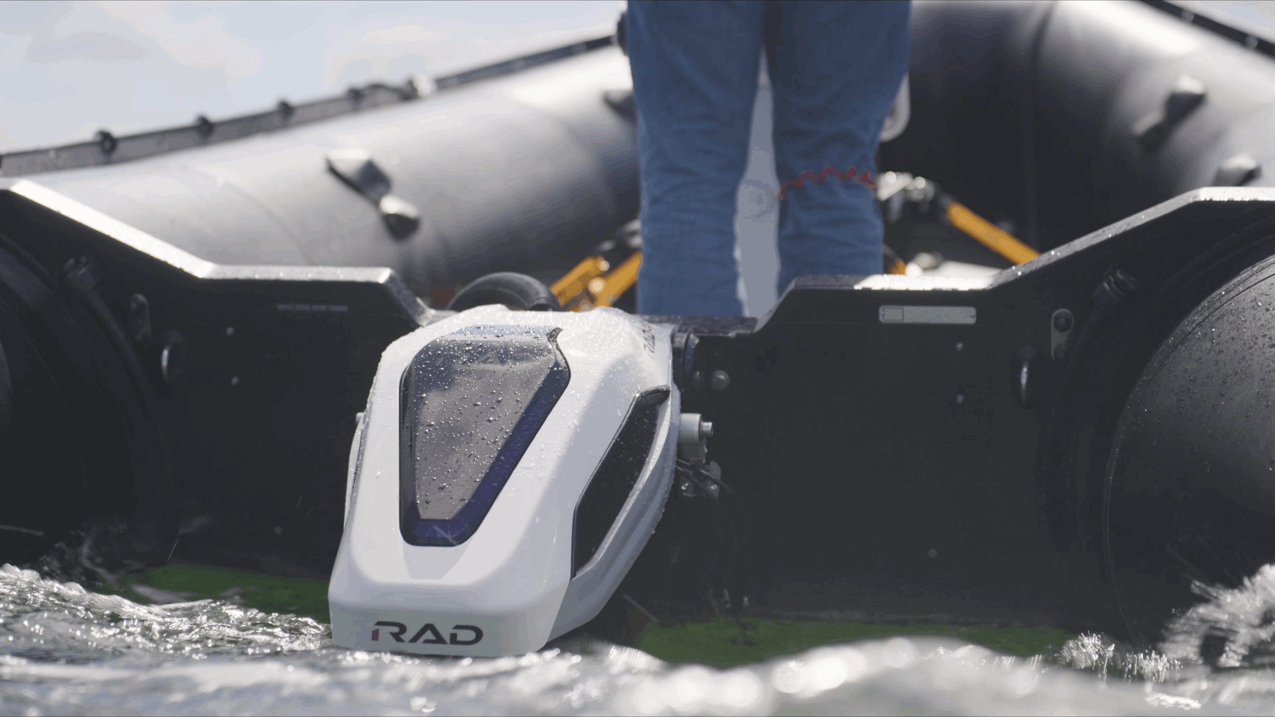 The RAD 40 on a Zodiac Milpro RIB. PHOTO COURTESY RAD
