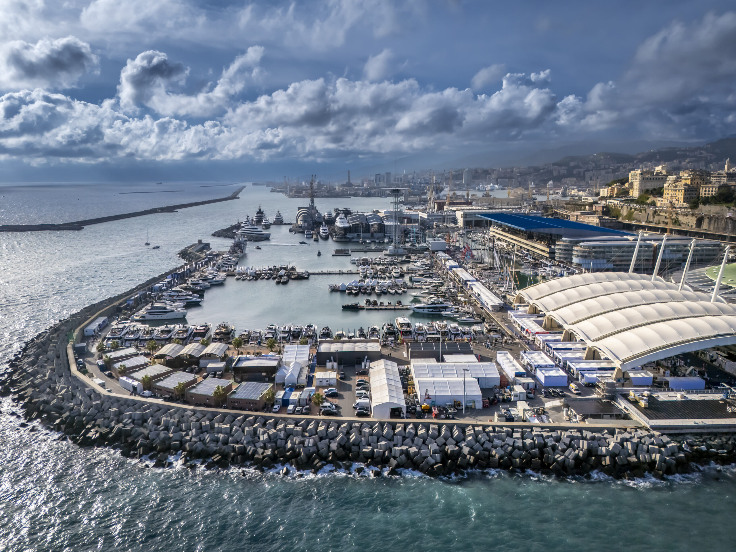 The Genoa International Boat Show drew more than 124,000 people, with more than 1,000 boats on display. CREDIT SALONE NAUTICO