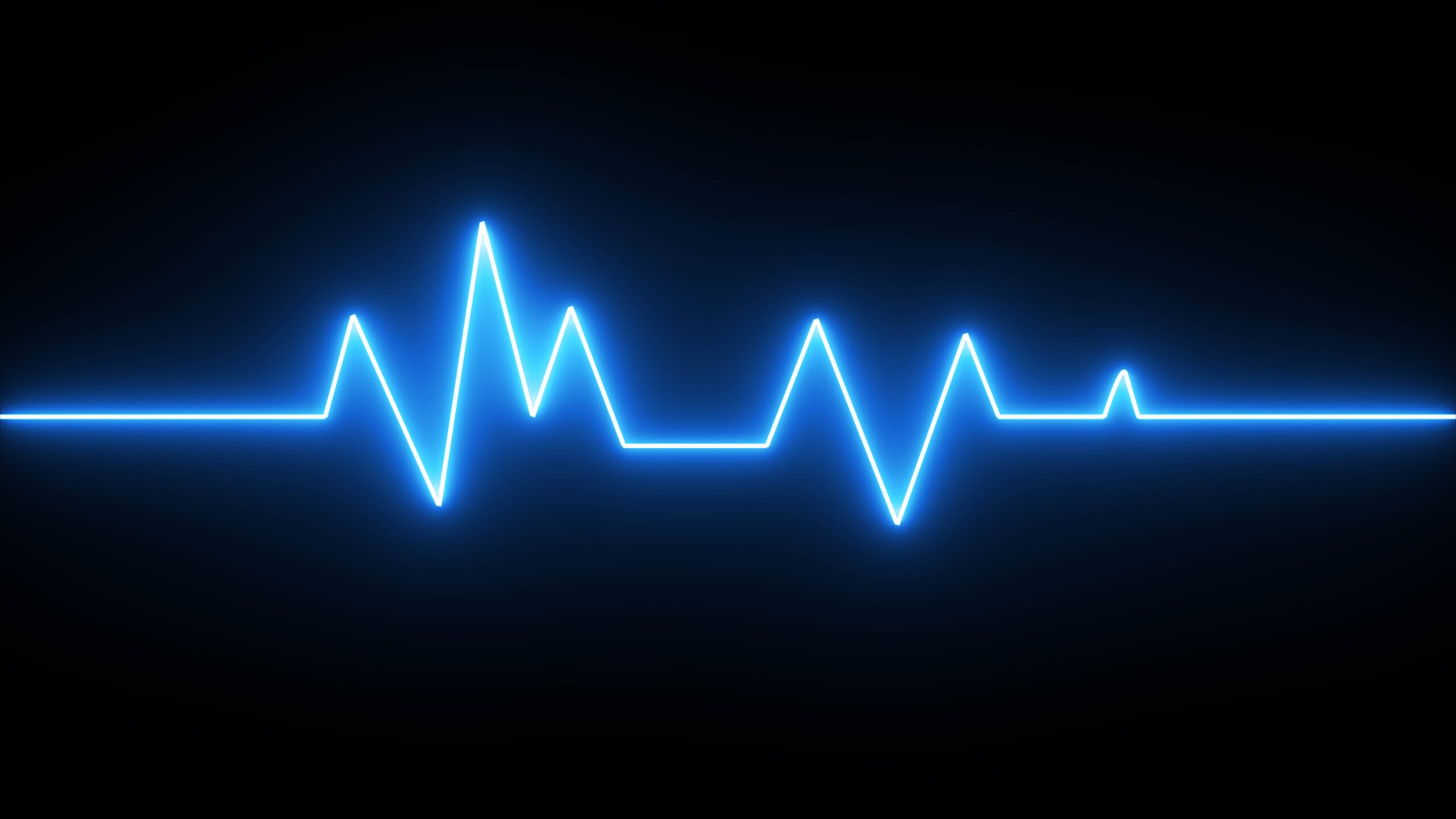 Abstract neon heartbeat signal icon. Electrocardiogram. heart pulse. Illustration of the heartbeat and pulse rate signal of an abstract neon energy. MD. SOBUS ALI - STOCK.ADOBE.COM PHOTO