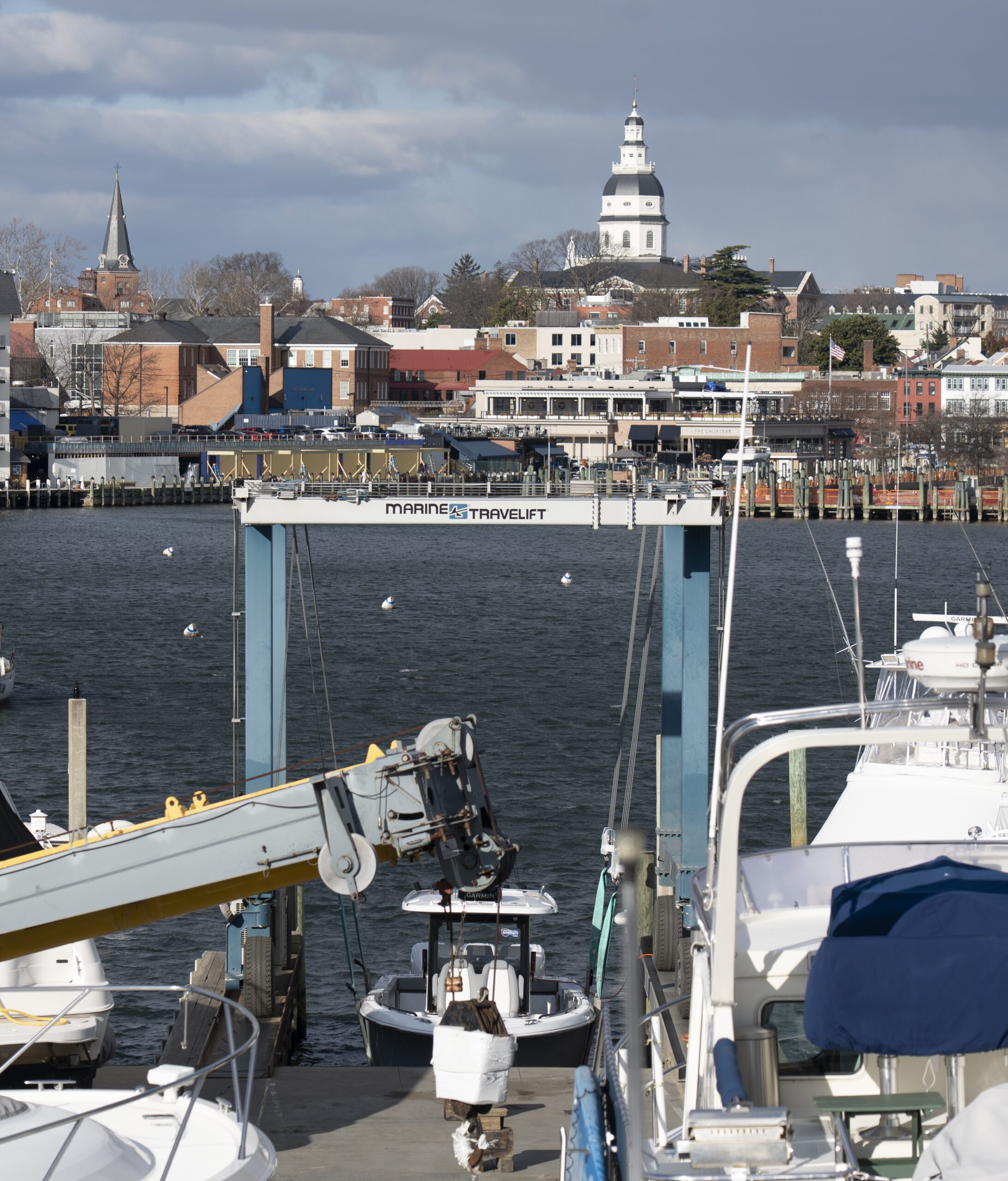 Marine Travelift has manufactured more than 4,500 lifts, which 
reliably serve boatyards and marinas around the world. GARY REICH PHOTO