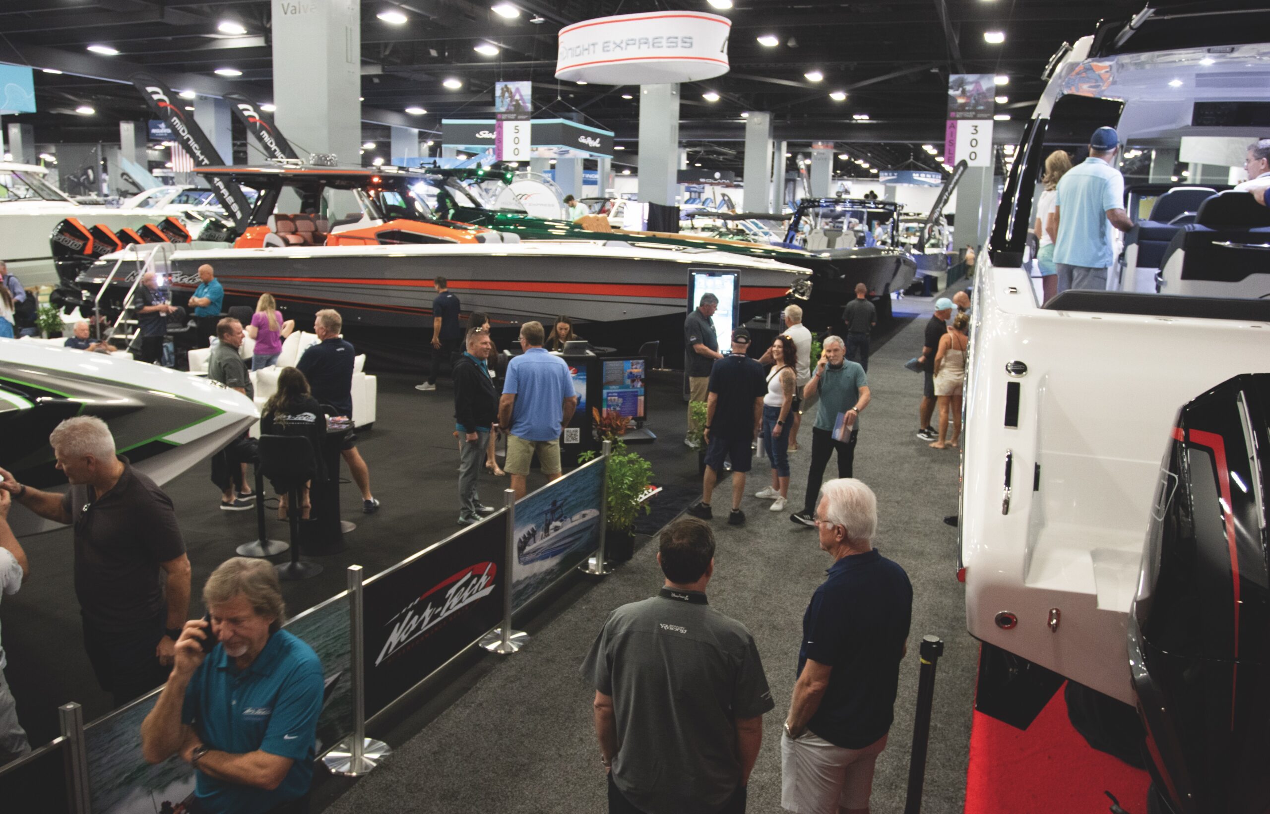 Buyers can be exposed to several different prices for a boat while shopping, including boat show specials and clearance promotions. PHOTO COURTESY MIAMI BOAT SHOW