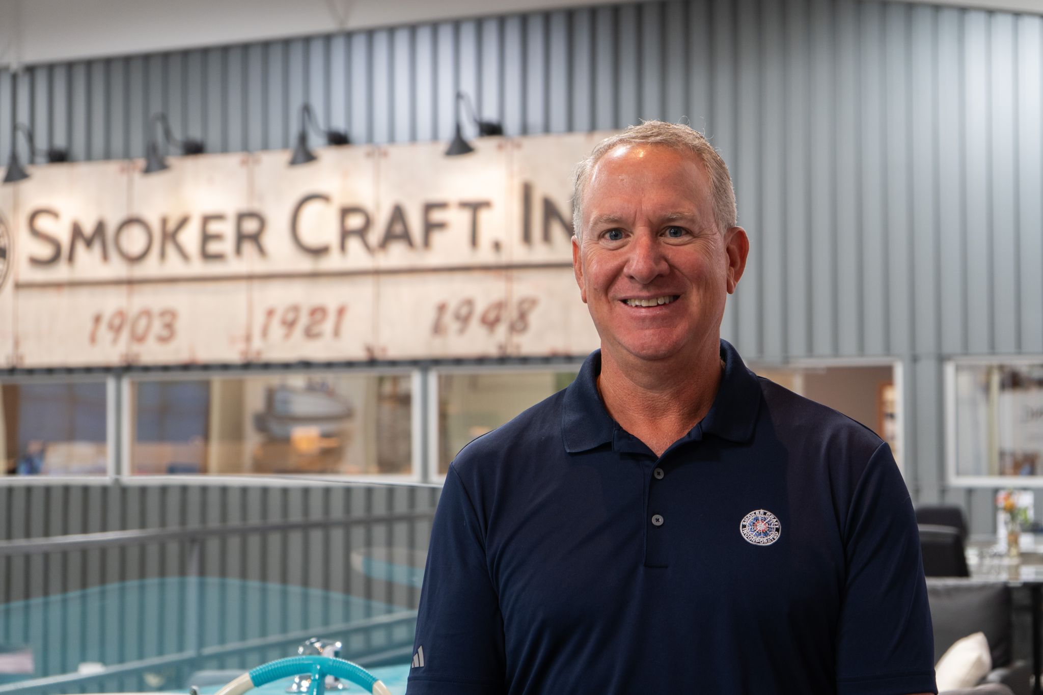 Peter Barret will be the boatbuilder’s CEO after Doug Smoker’s retirement. PHOTO COURTESY SMOKERCRAFT
