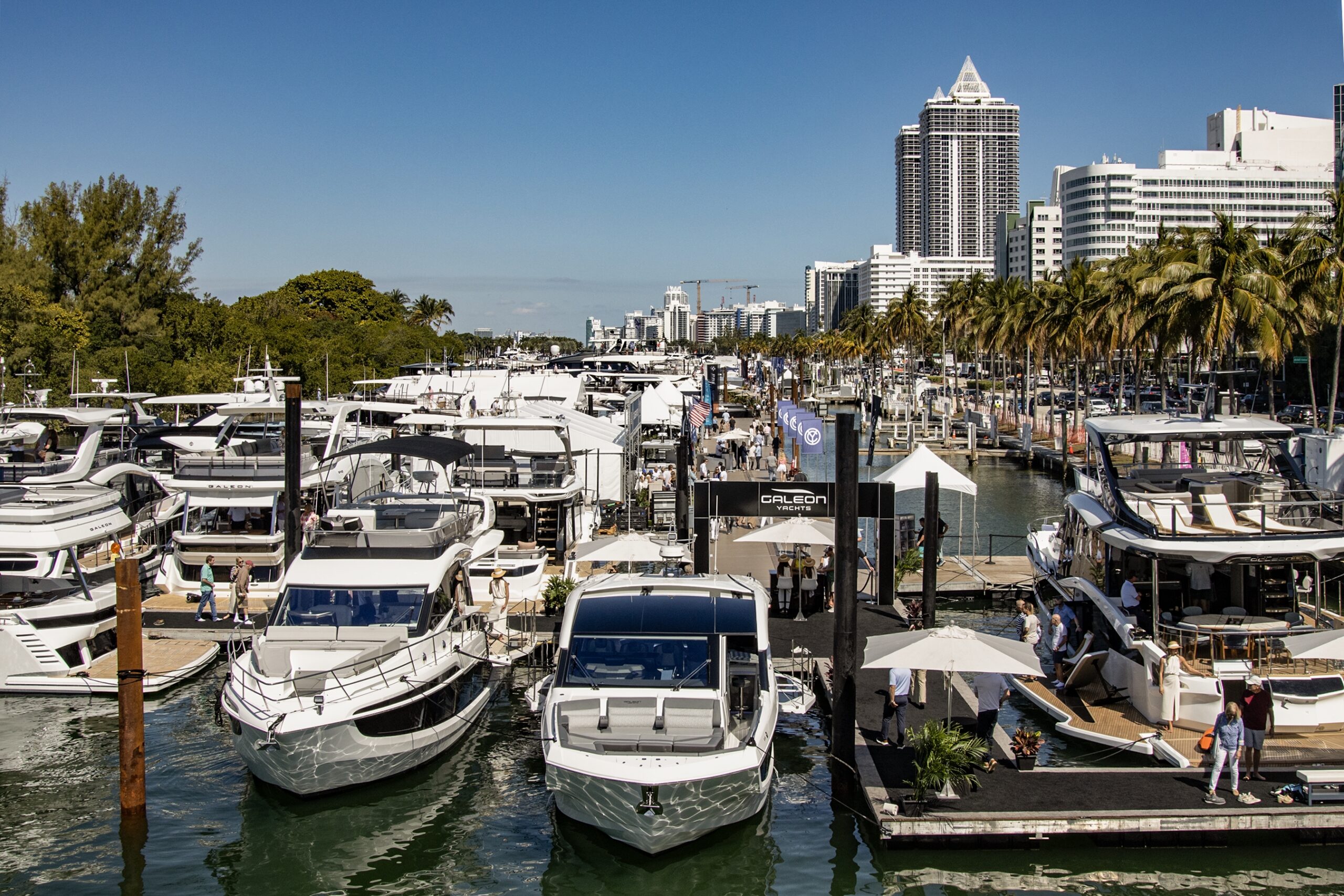 Potentially positive results from this year’s Miami International Boat Show could be a harbinger of the rest of the selling season. PHOTO COURTESY INFORMA MARKETS