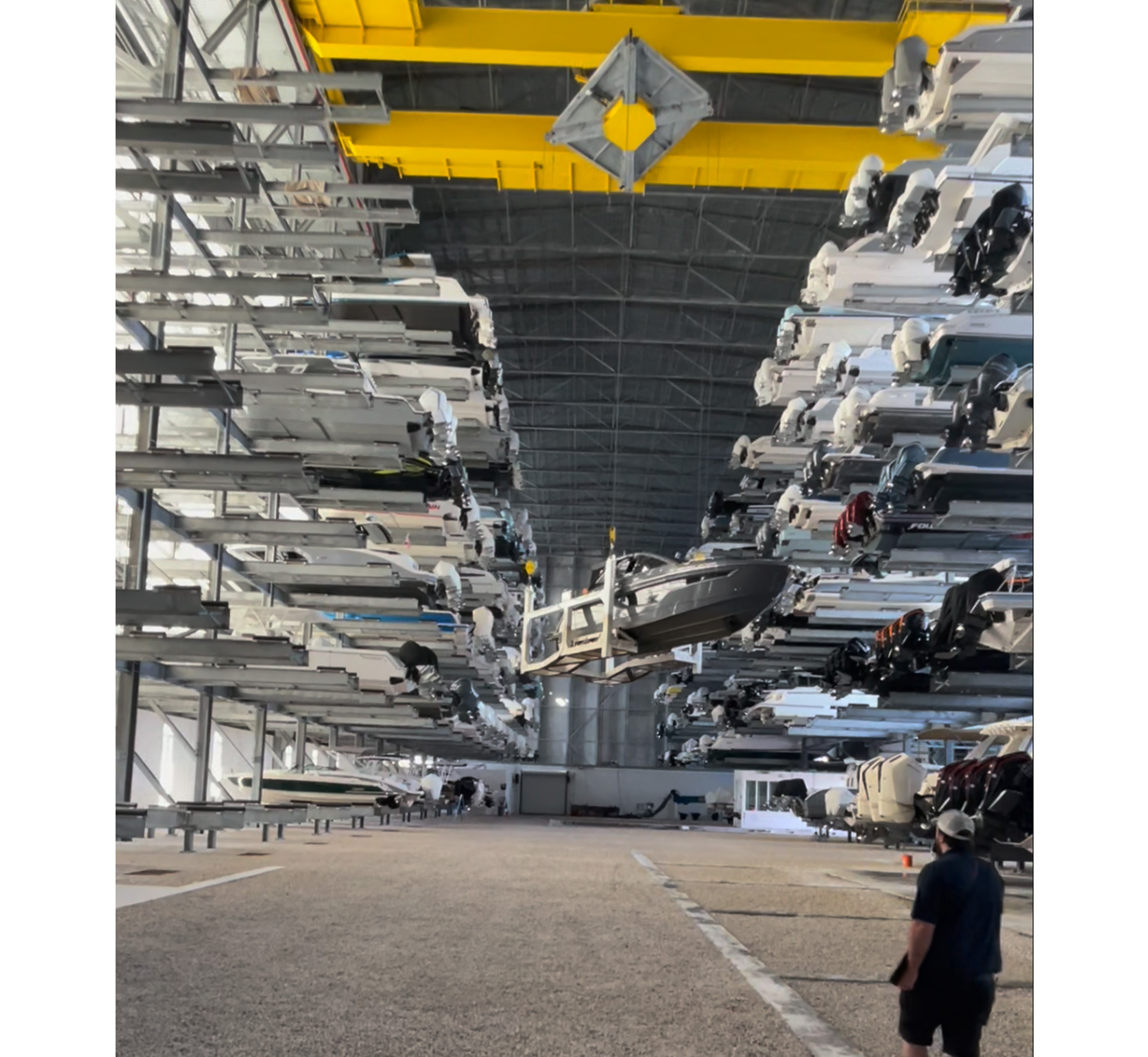 The drystack at F3 Marina in Fort Lauderdale. DAVID CONWAY PHOTO