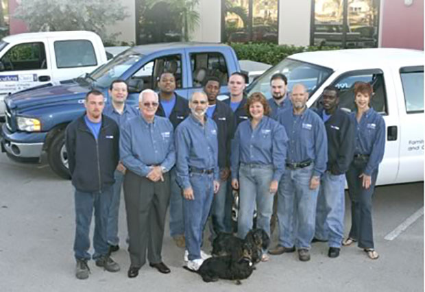 Photo of the team and trashchuteparts.com