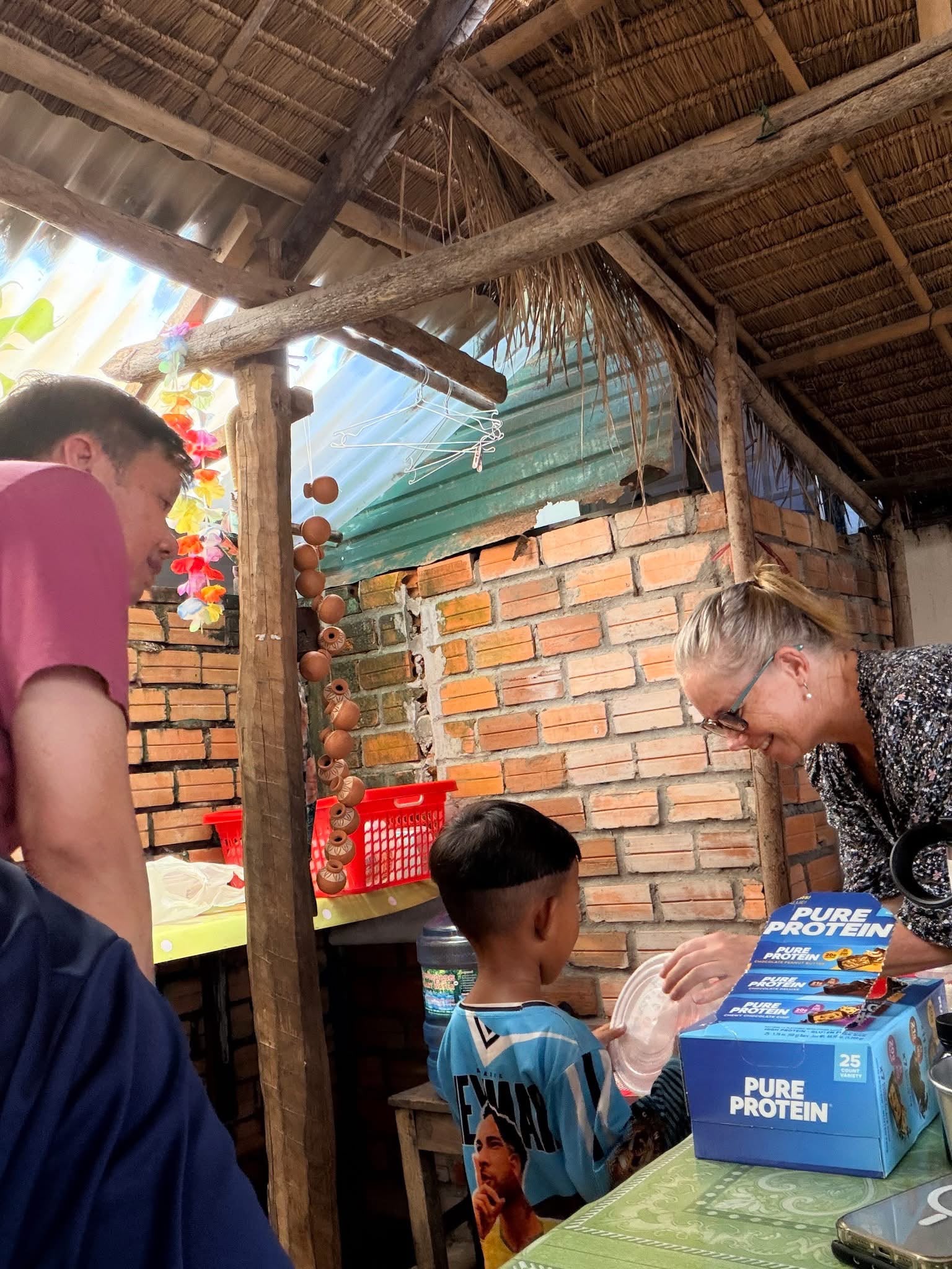 A moment of connection during the RCT Foundation's Cambodia visit