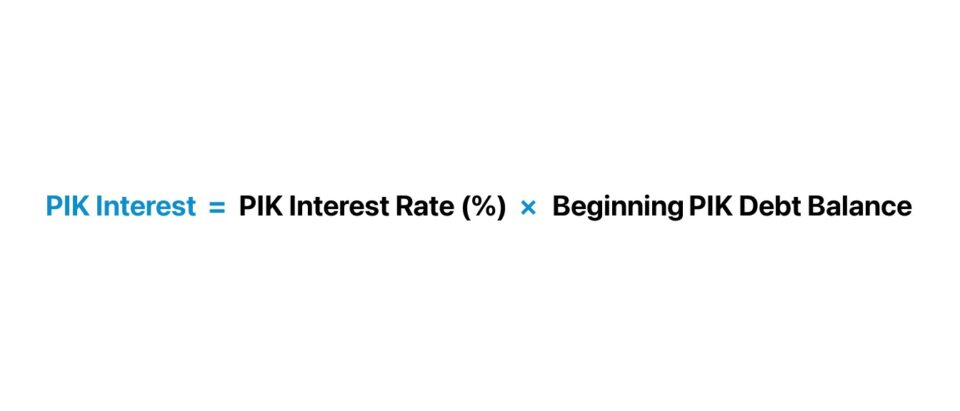 PIK Interest Formula (Paid-in-Kind)